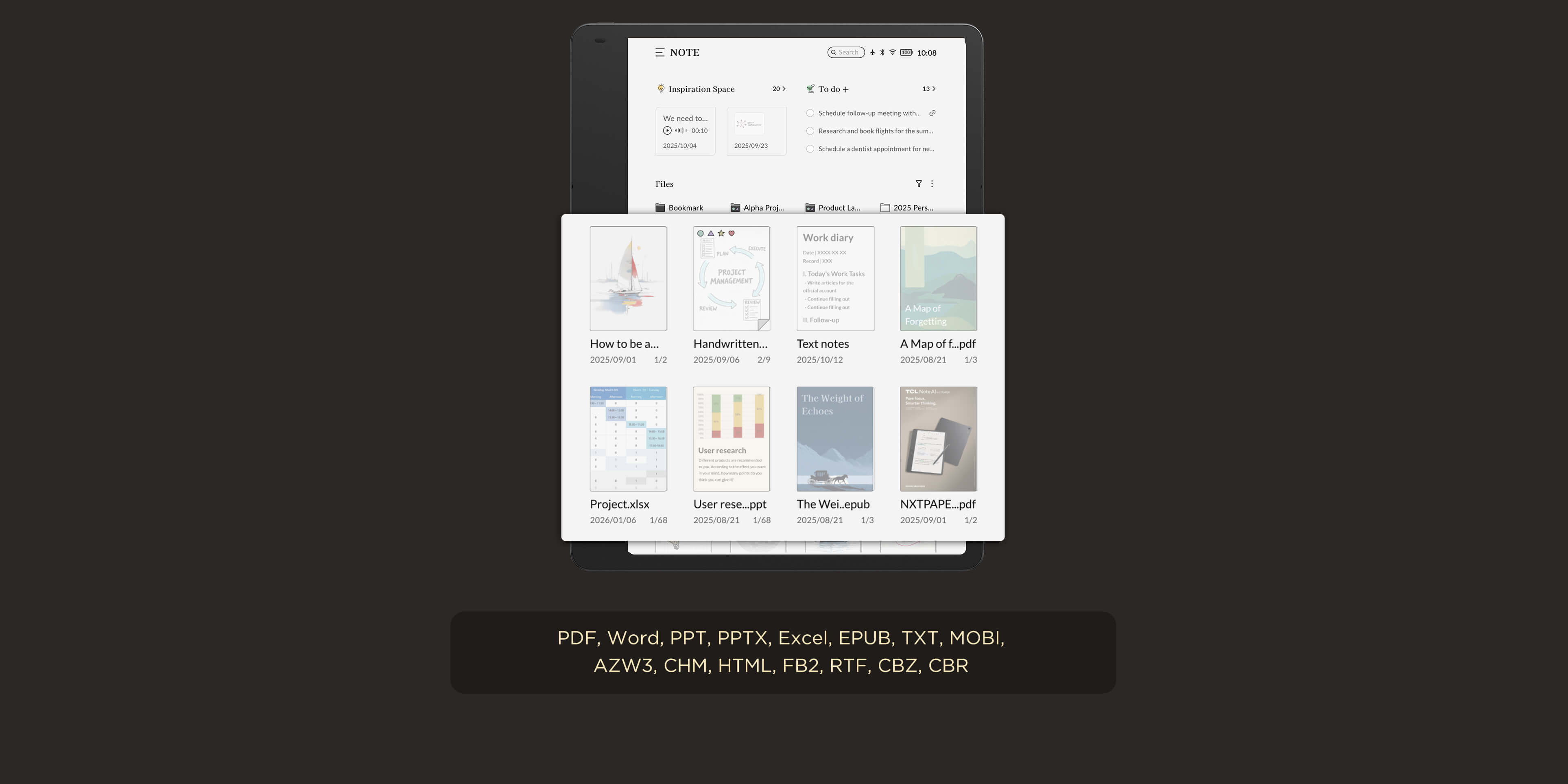 TCL Note A1 NXTPAPER integrates with Microsoft Edge AI Browser
