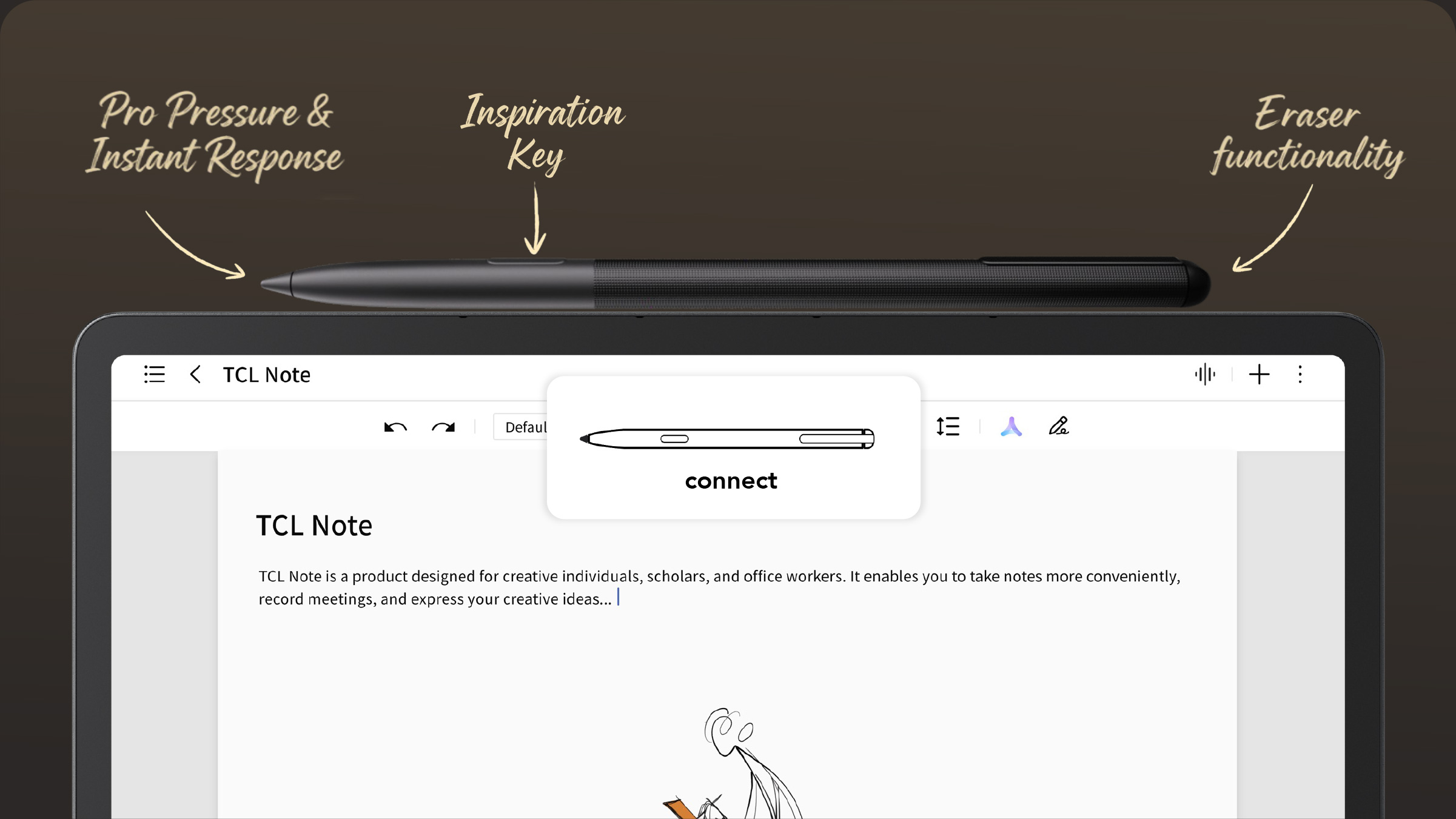 TCL Note A1 NXTPAPER Top Feature