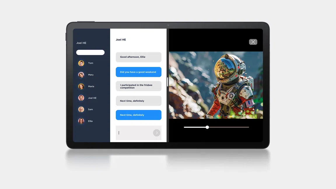 NXTPAPER 14 Split screen