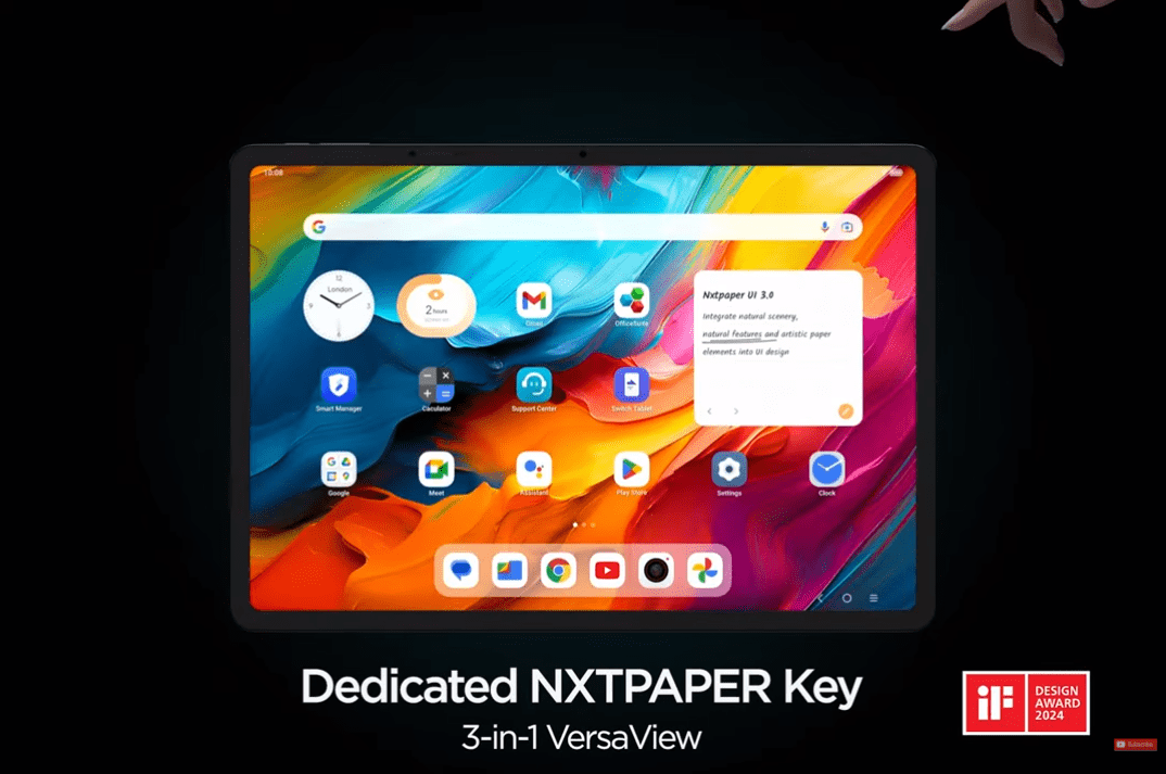 【美品】TCL NXTPAPER 14 タブレット｜目にやさしい14インチ大画面 TCL NXTPAPER 14 | Full-color Electronic Paper Display Tablet | TCL