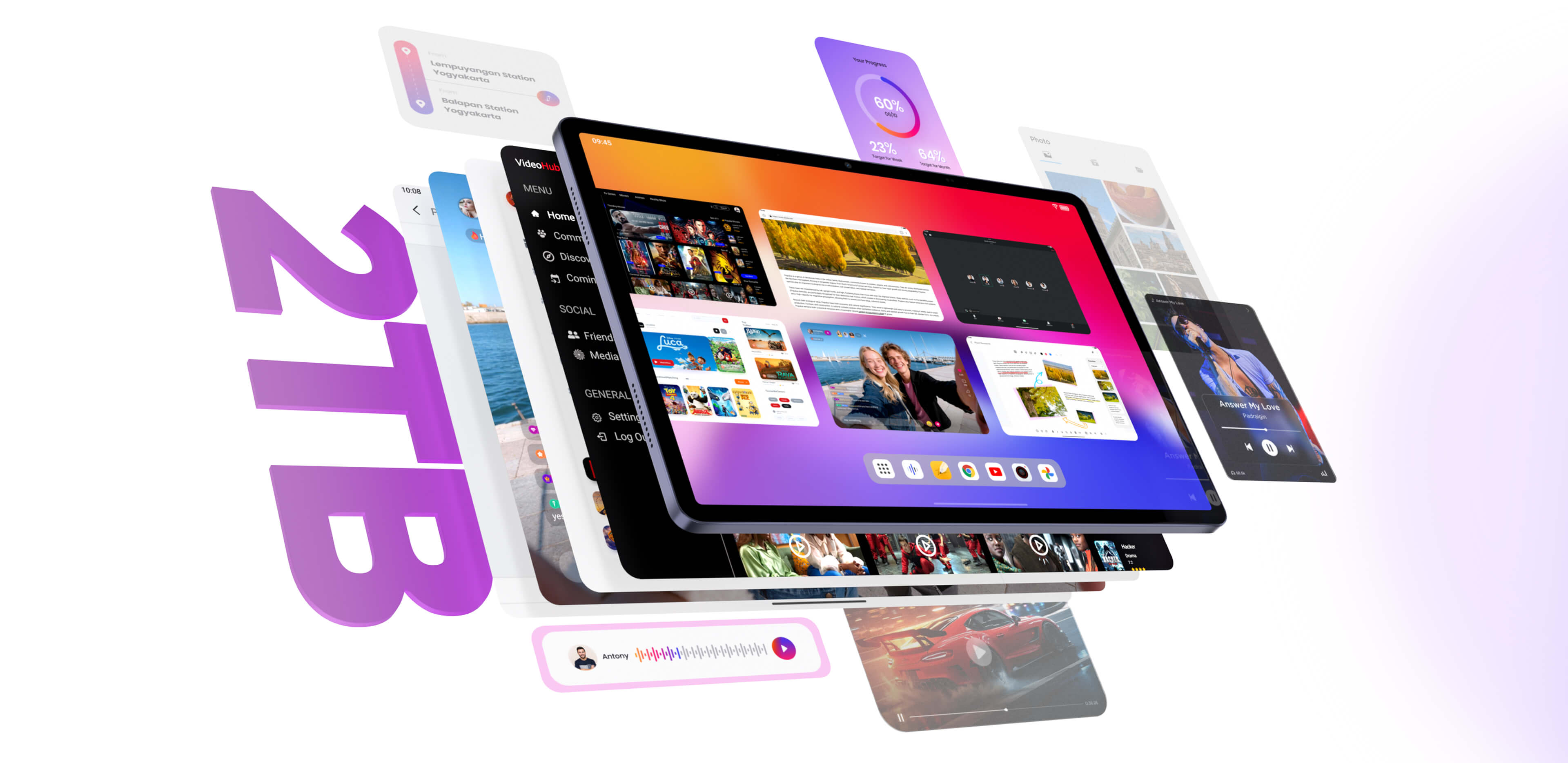 TCL TAB 10 Gen 4 Tablet offers dynamic images on its sharp 10.1"  FHD screen