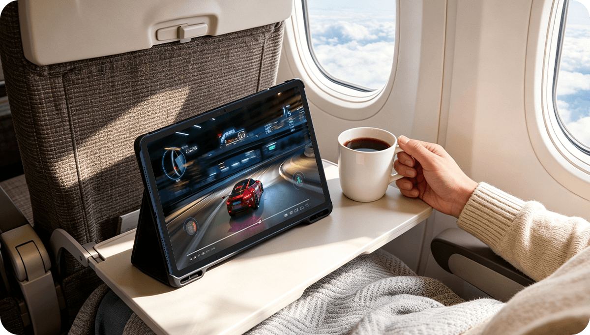 TCL TAB 10 Gen 4 Tablet offers dynamic images on its sharp 10.1"  FHD screen