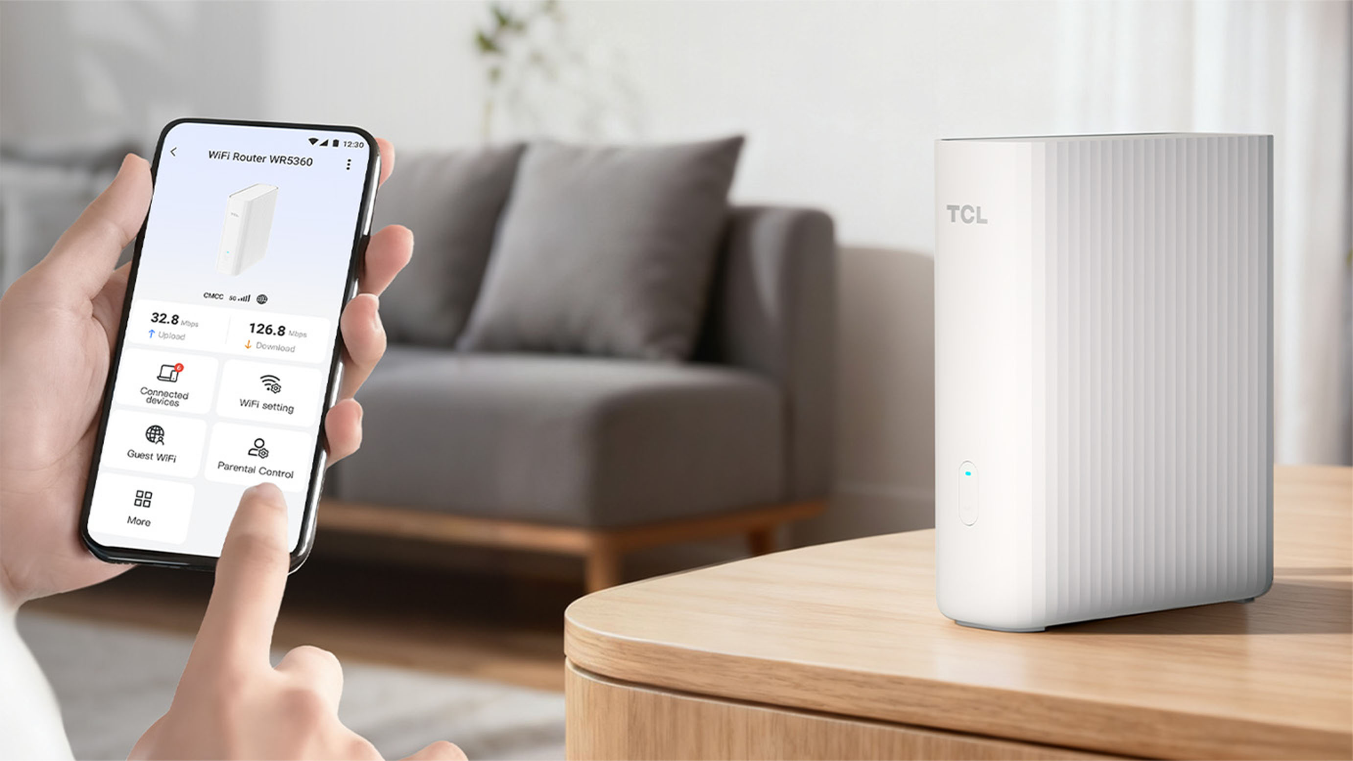 TCL LINKHUB WR5360 Router TCL Connect App