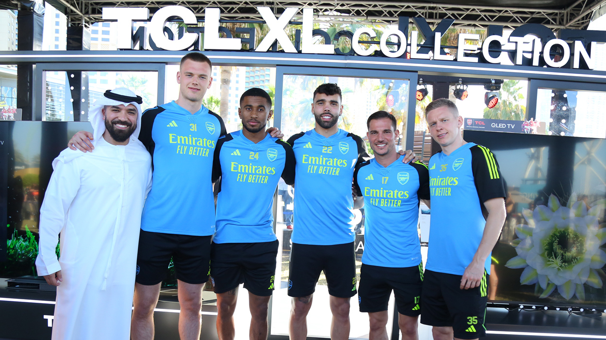 TCL brings Arsenal fans together with their favourite football heroes in Dubai