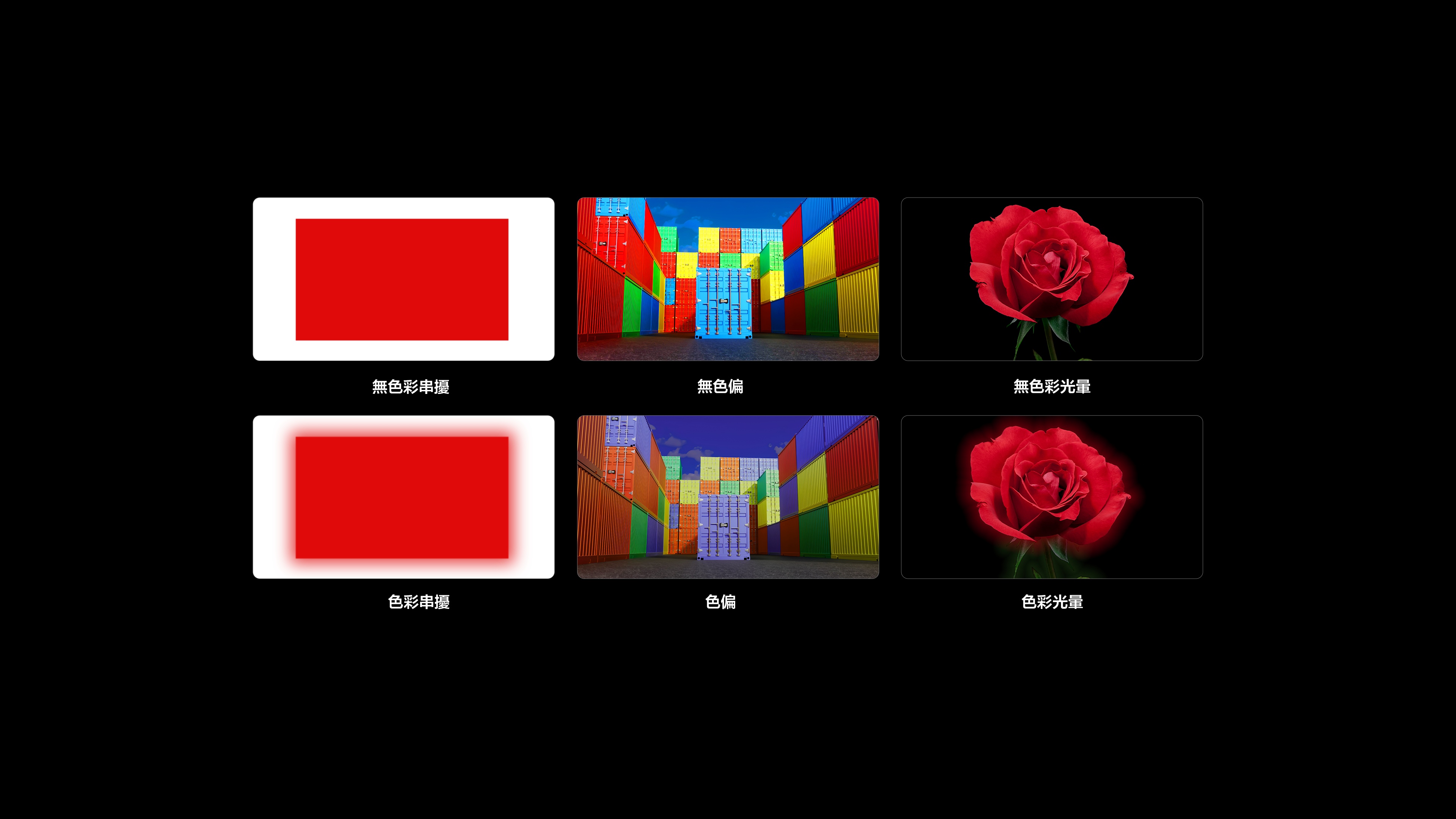 SQD-Mini LED Technology adjacent zones emit white light without interference