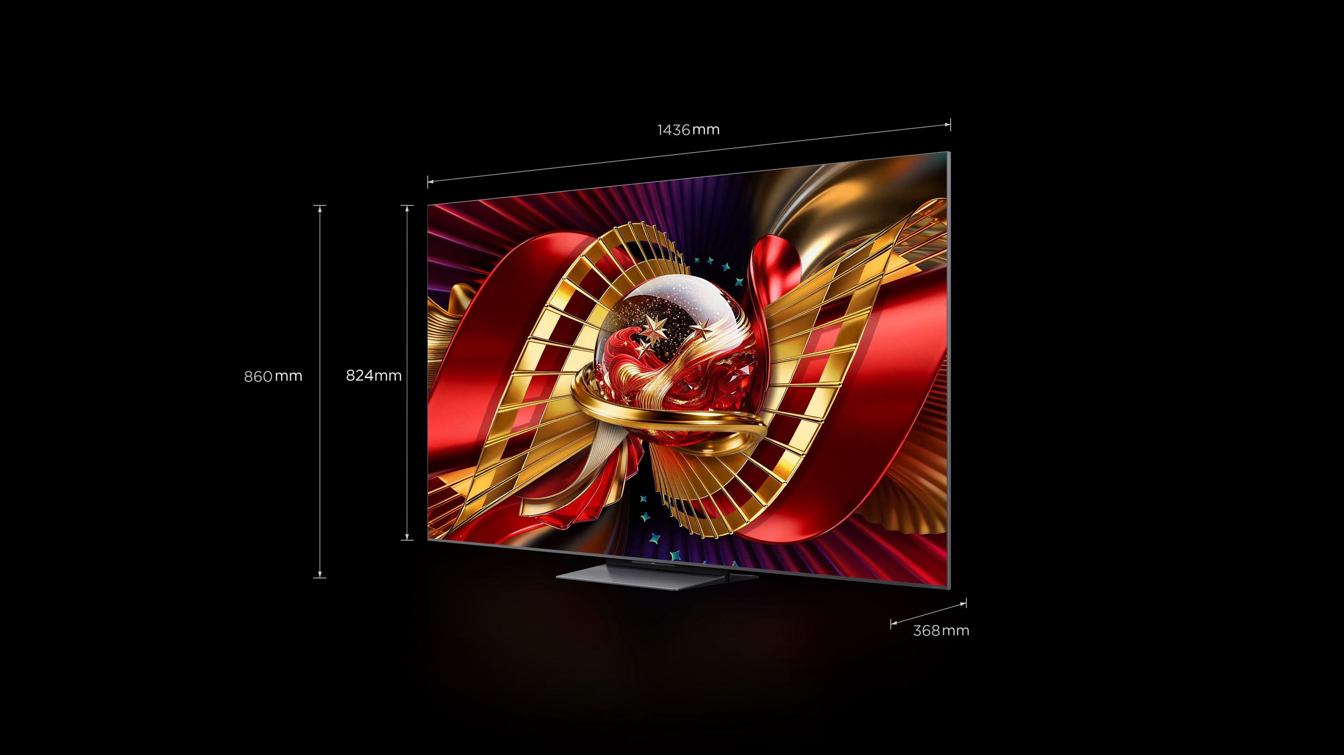 TCLC8L SQD-Mini LED TV from 55" to 98"