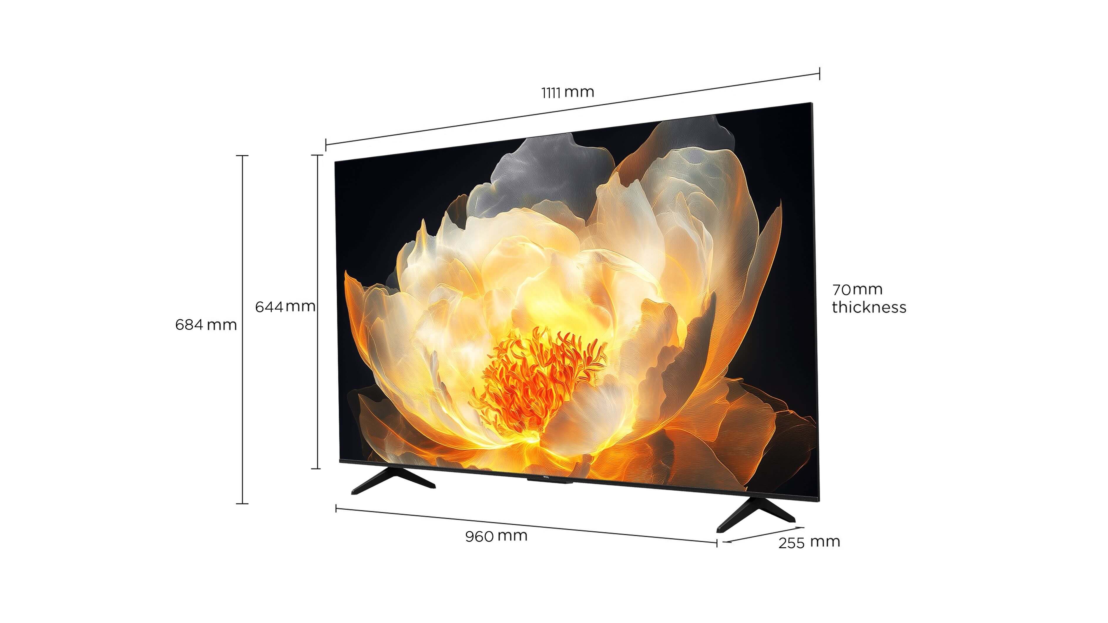 55 inch TCL P6K 4K HDR TV