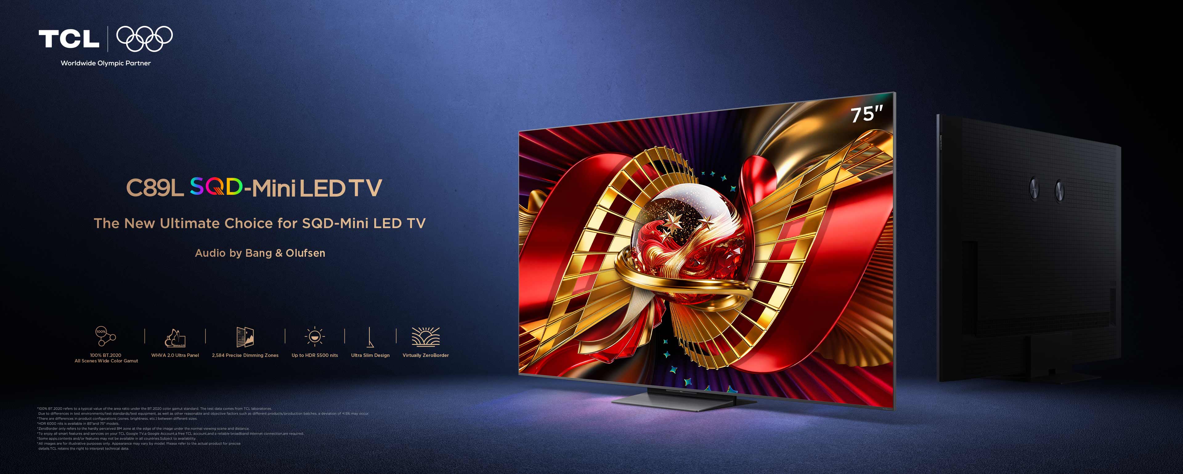 乐竟体育 C89L SQD-Mini LED TV