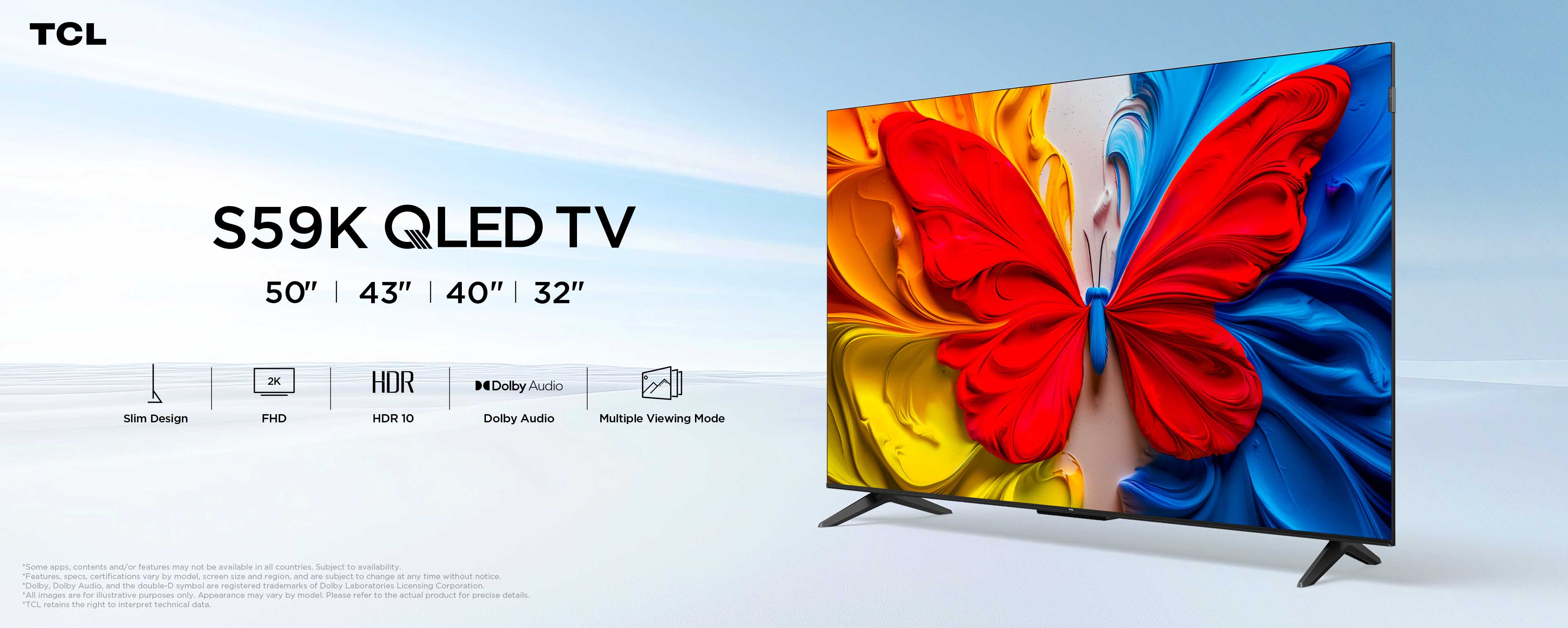 TCL P635 4K UHD Google TV banner