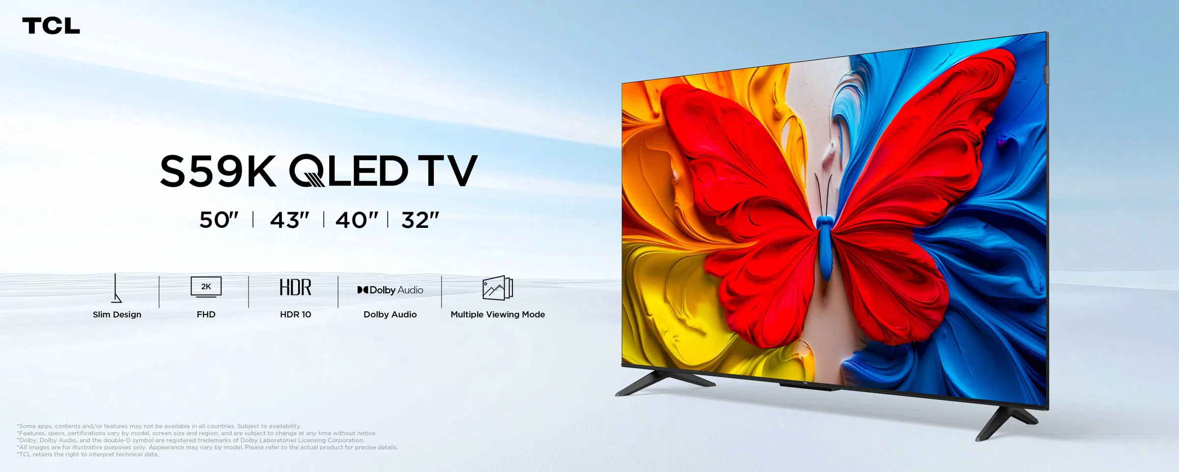 TCL P635 4K UHD Google TV banner