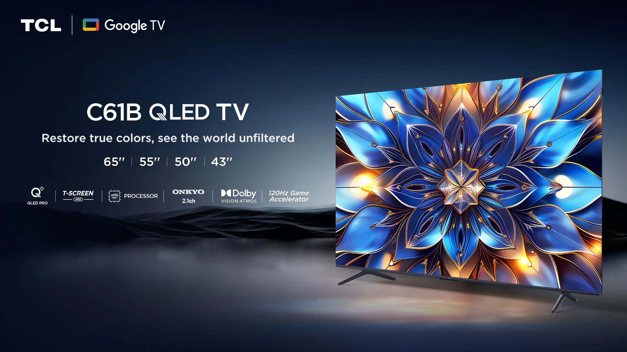 Top banner of  C655 QLED TV