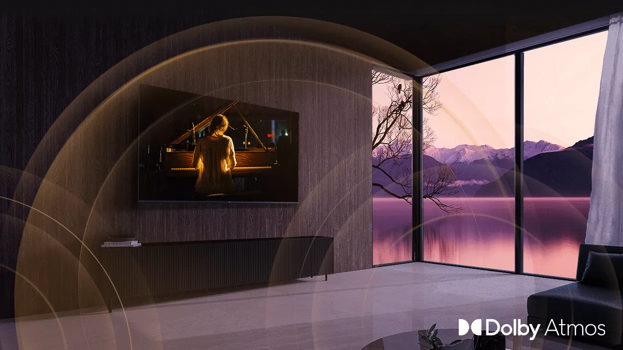 Theatrical Dolby Atmos For Multi-Dimensional Audio in QLED 4K TV