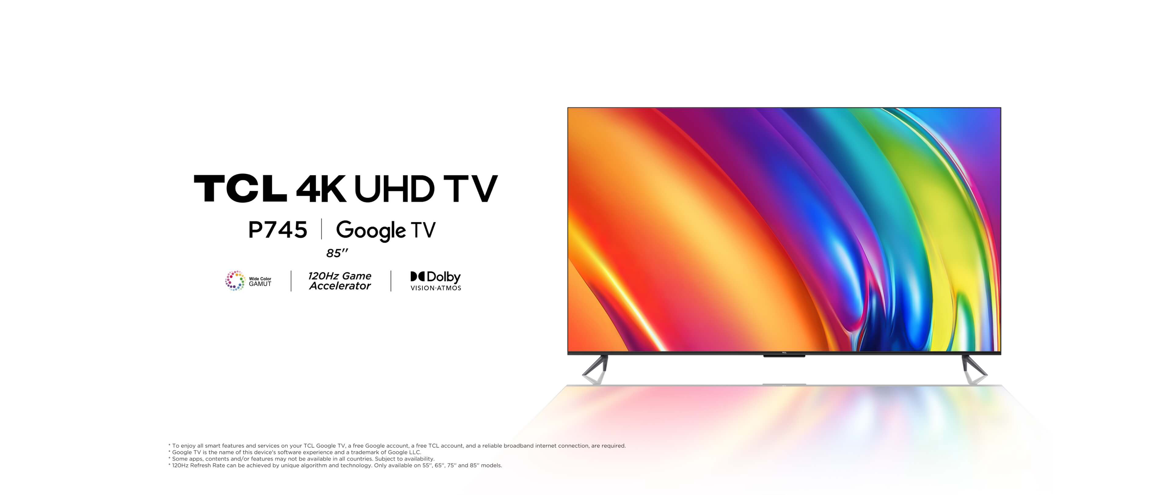 TCL TV P745- 4K UHD TV with Game Master | TCL Malaysia