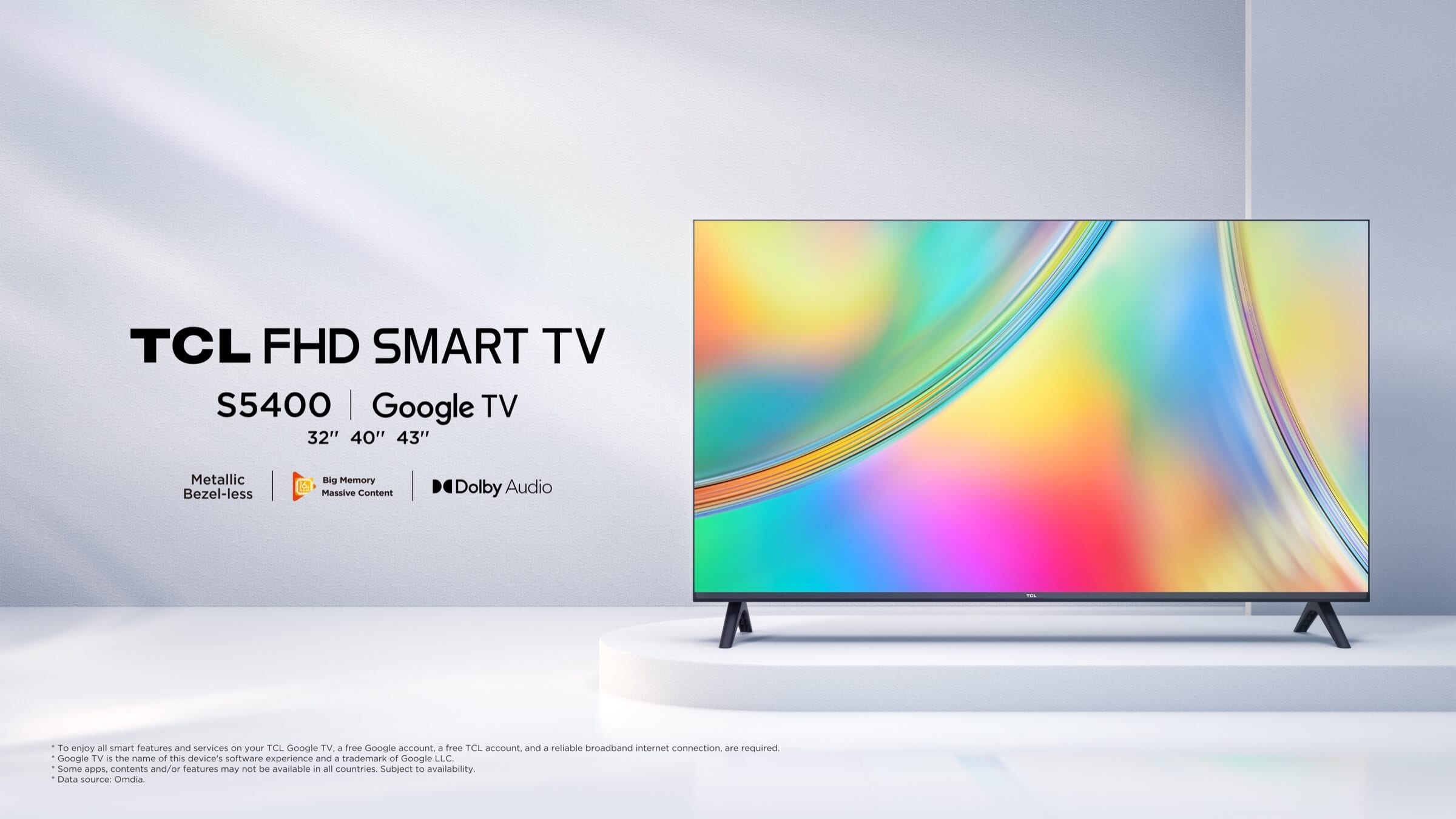 TV-TCL S5400 2K Full HD Smart Google TV - TCL India TCL