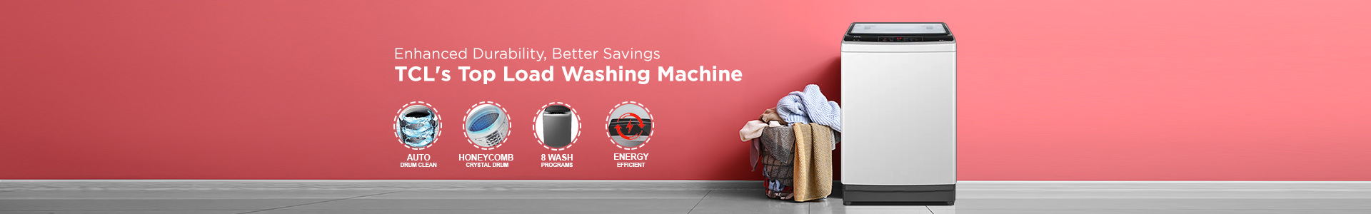 TCL Top Load Washine Machines