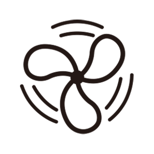 Velocità di ventilazione a sette marce