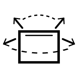 Ampia gamma di flusso d'aria