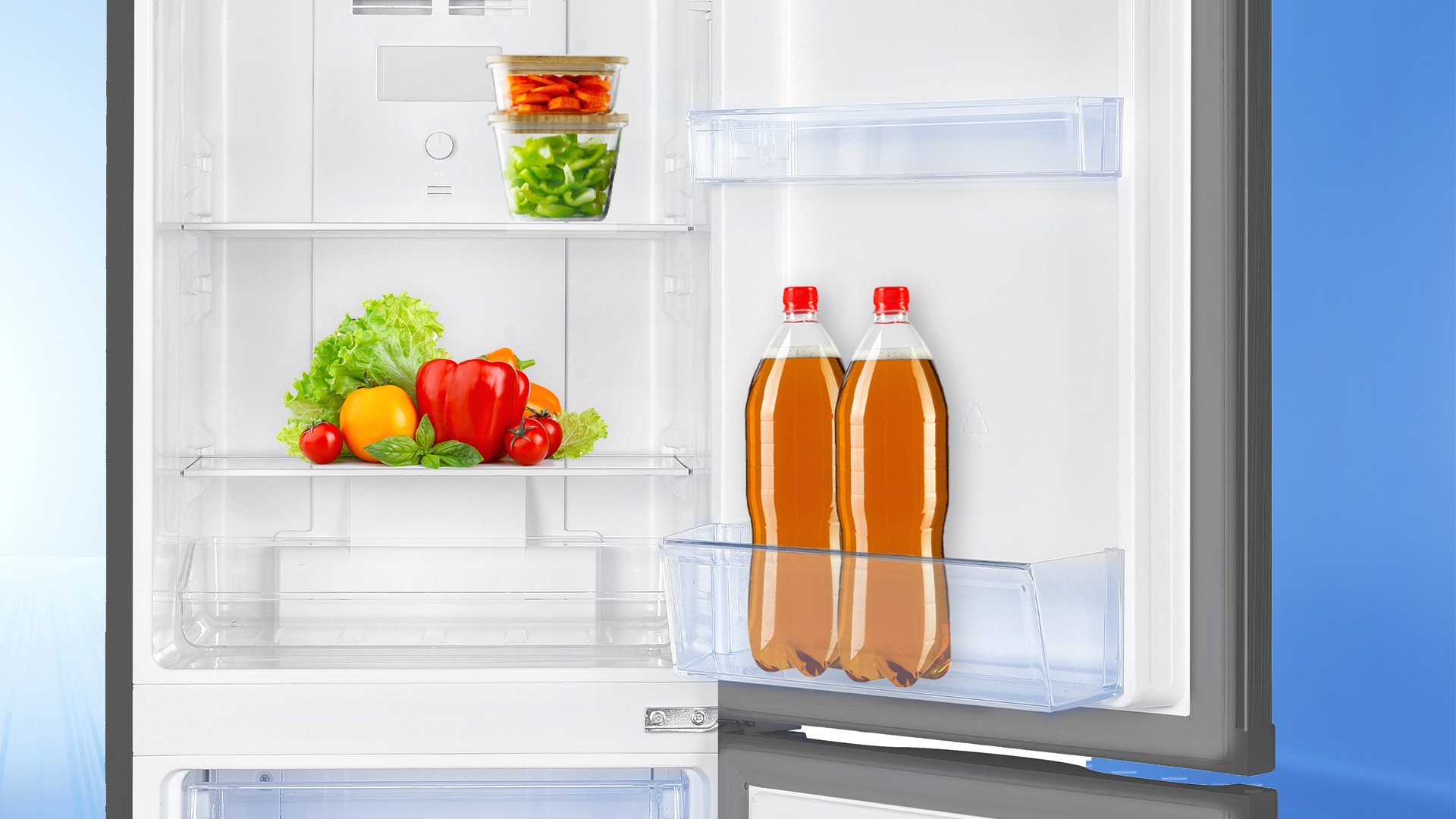 すっきり2段ドアポケット