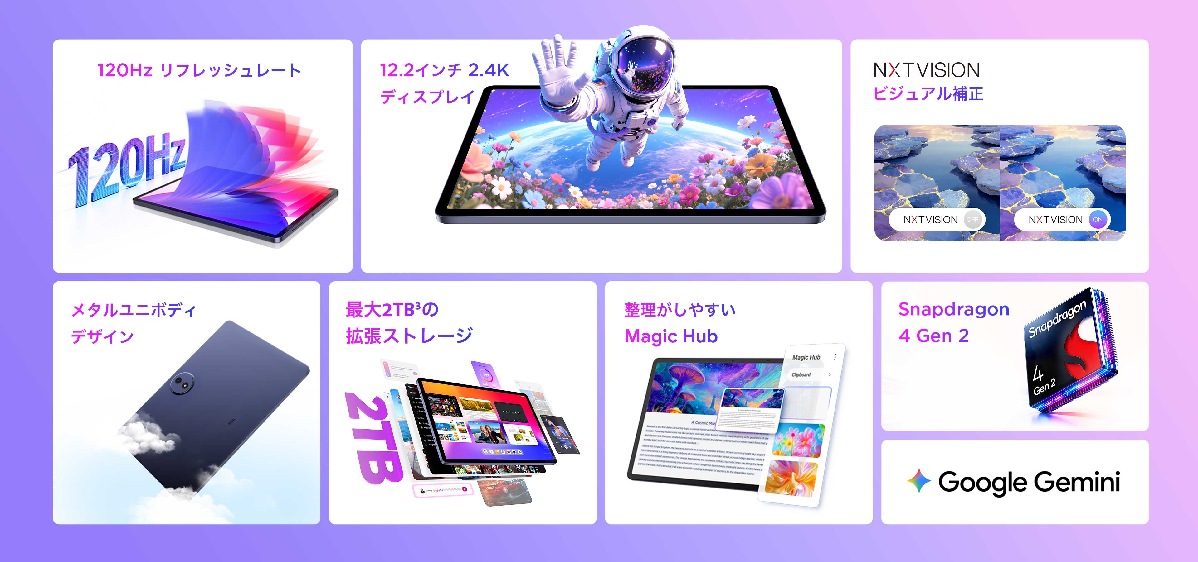 TCL TAB 10 Gen 4 Tablet Top Feature