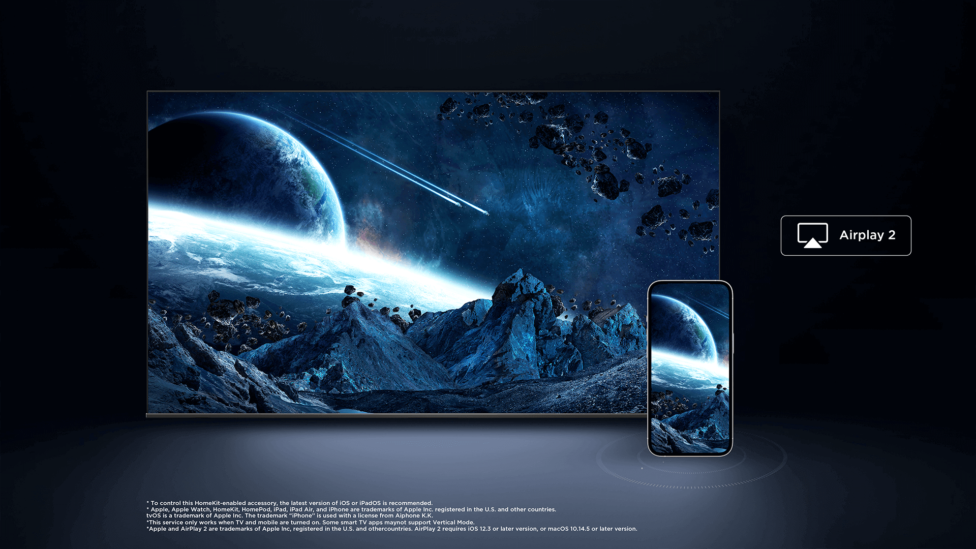 TCL C745 Airplay2機能対応