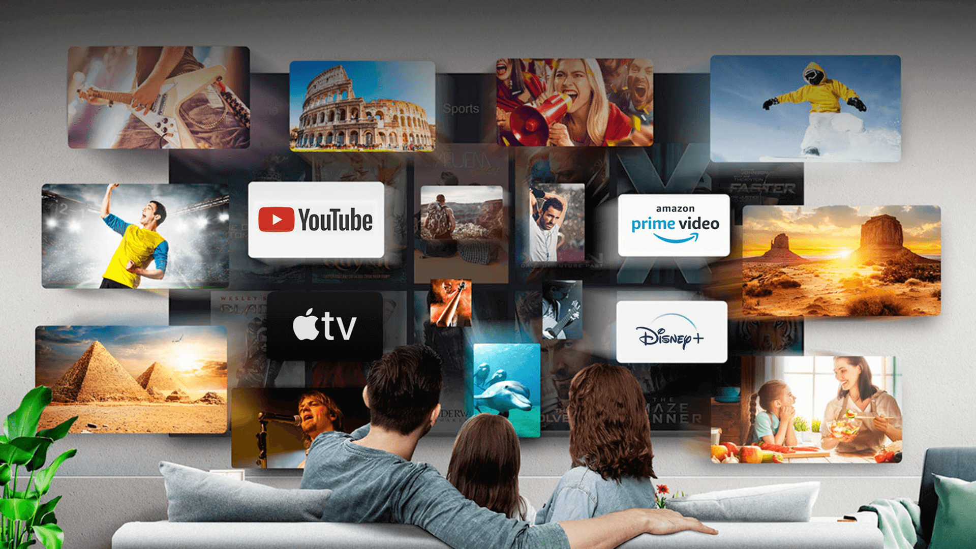 TCL C745 Easy access to rich content On Youtube