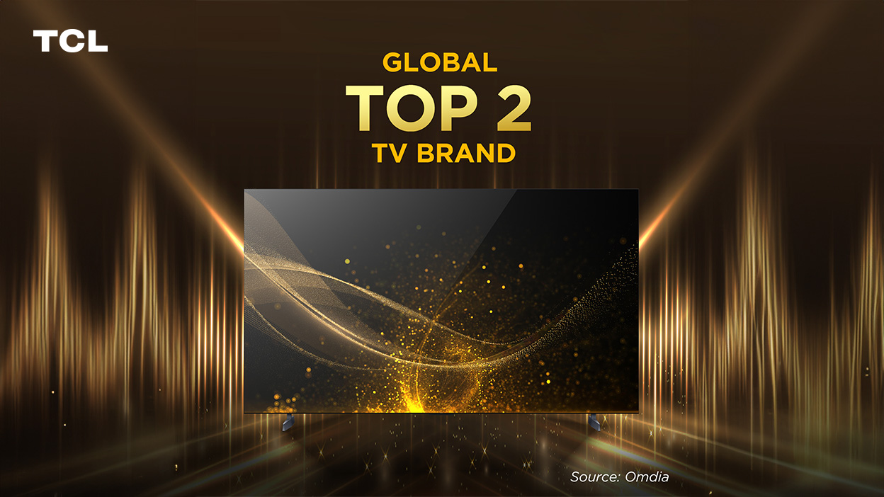 TCLが2年連続で世界トップ2のテレビブランドにランクイン