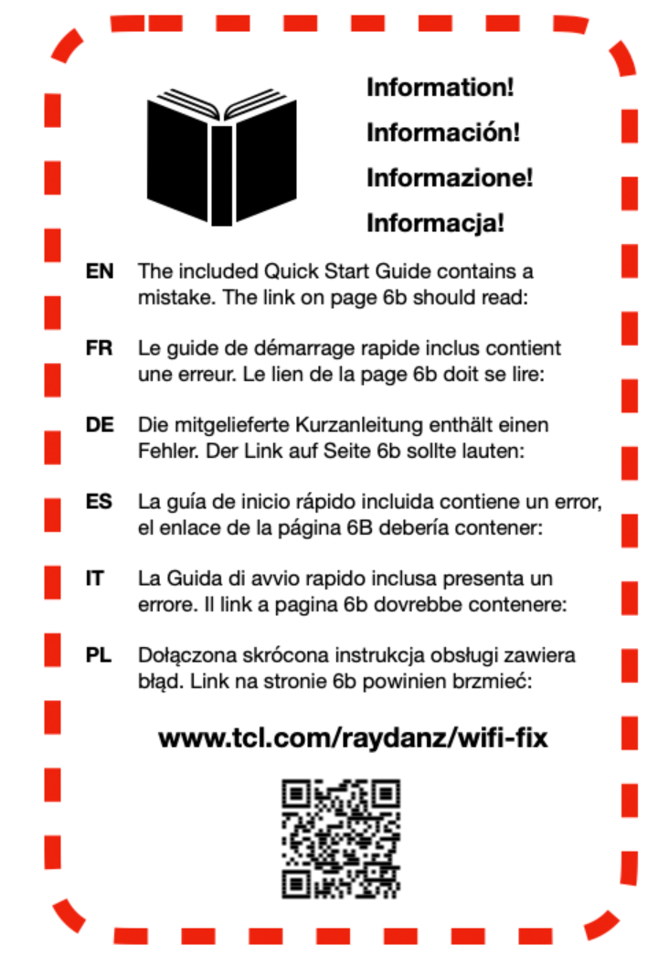 sticker on your RAY·DANZ packaging