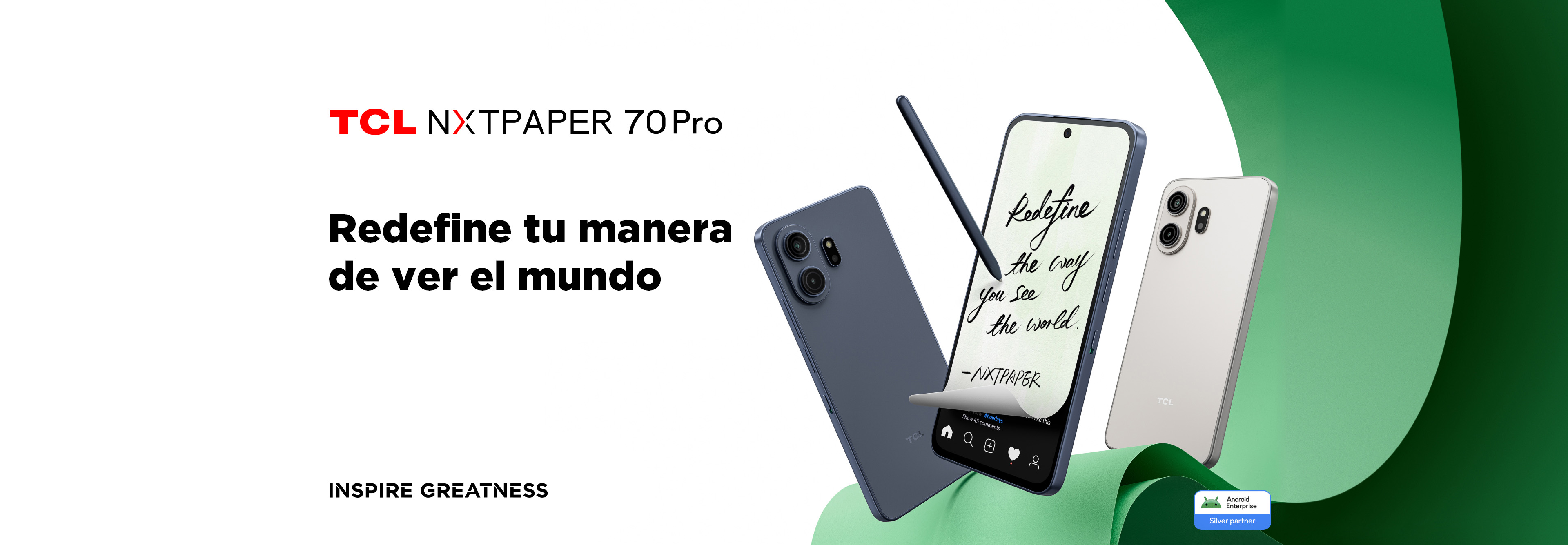 TCL NXTPAPER 70 Pro - 6.9" 120Hz Eye Comfort Smartphone