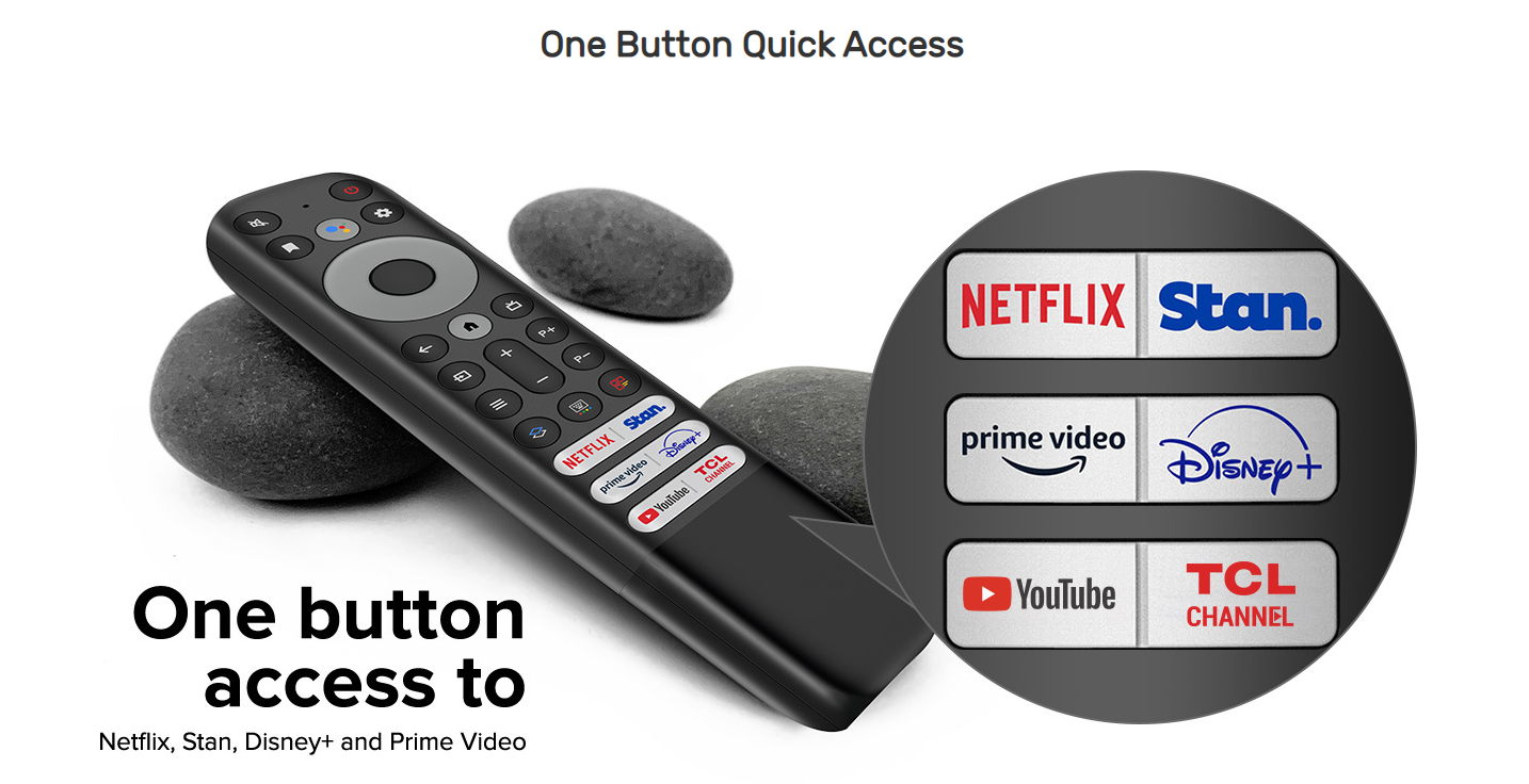 Use you Remote to control your TCL google TV