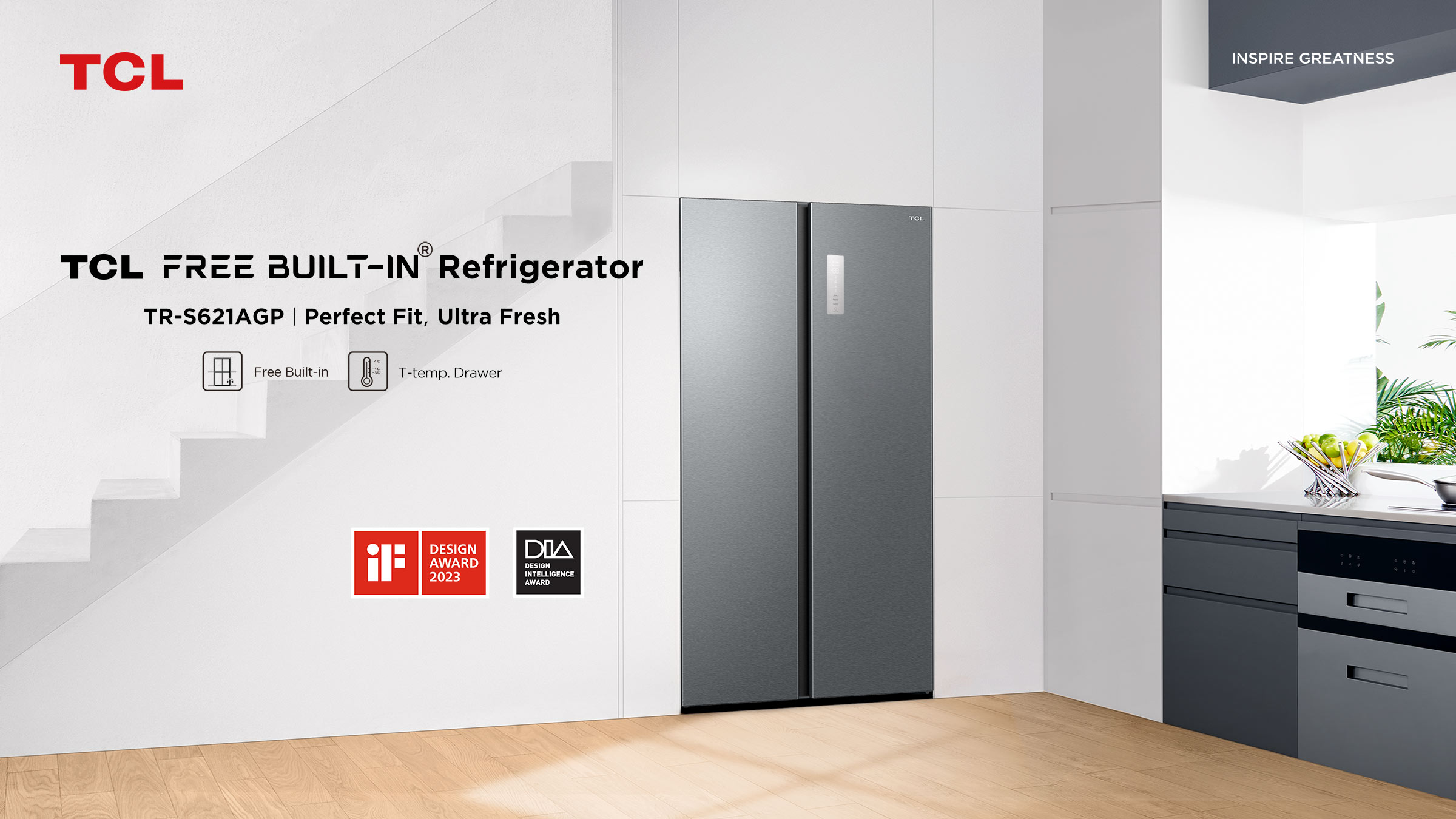 TCL Free Built-in Refrigerator S621AGP