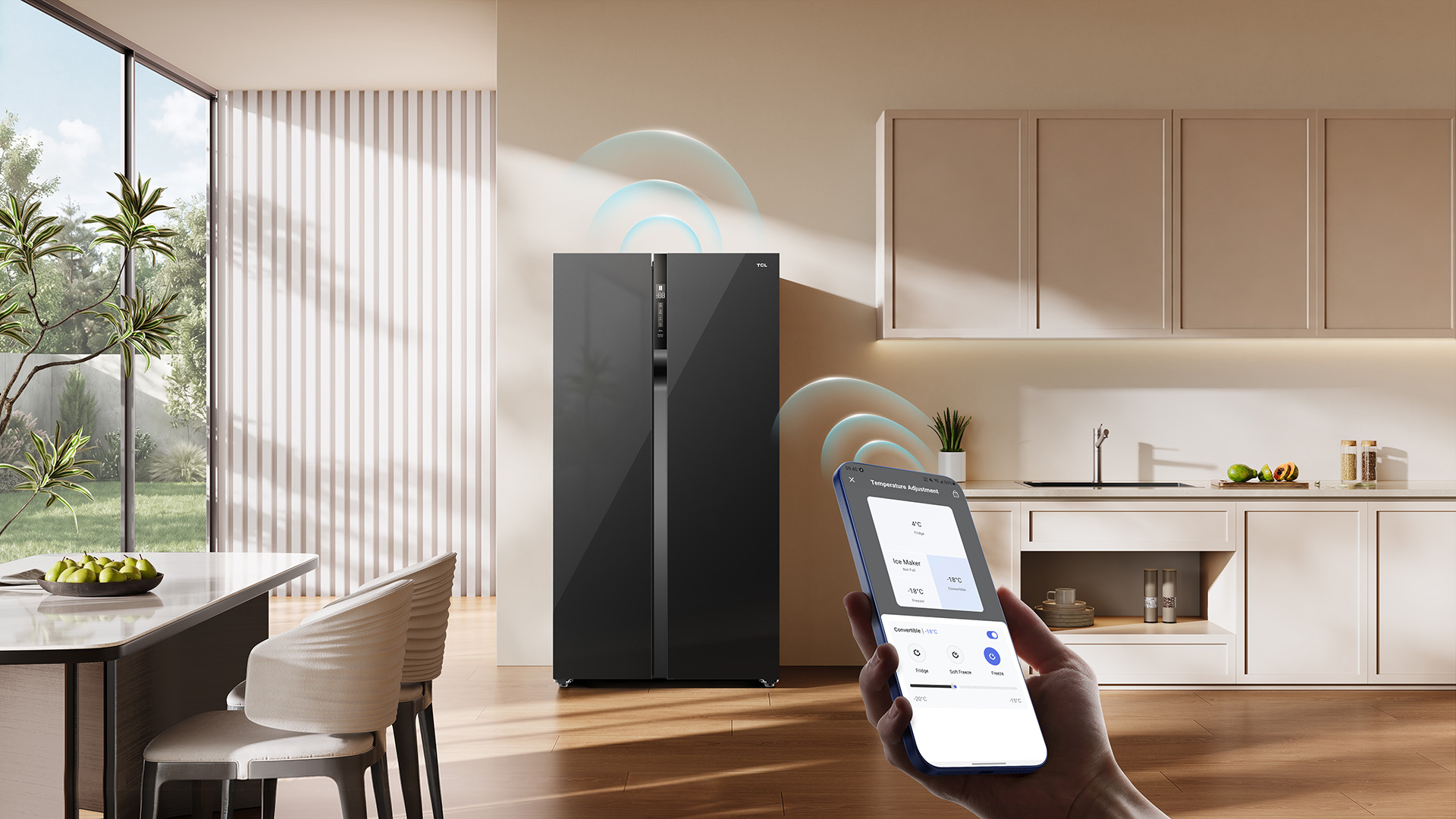 TCL P650SB Refrigerator precise digital control