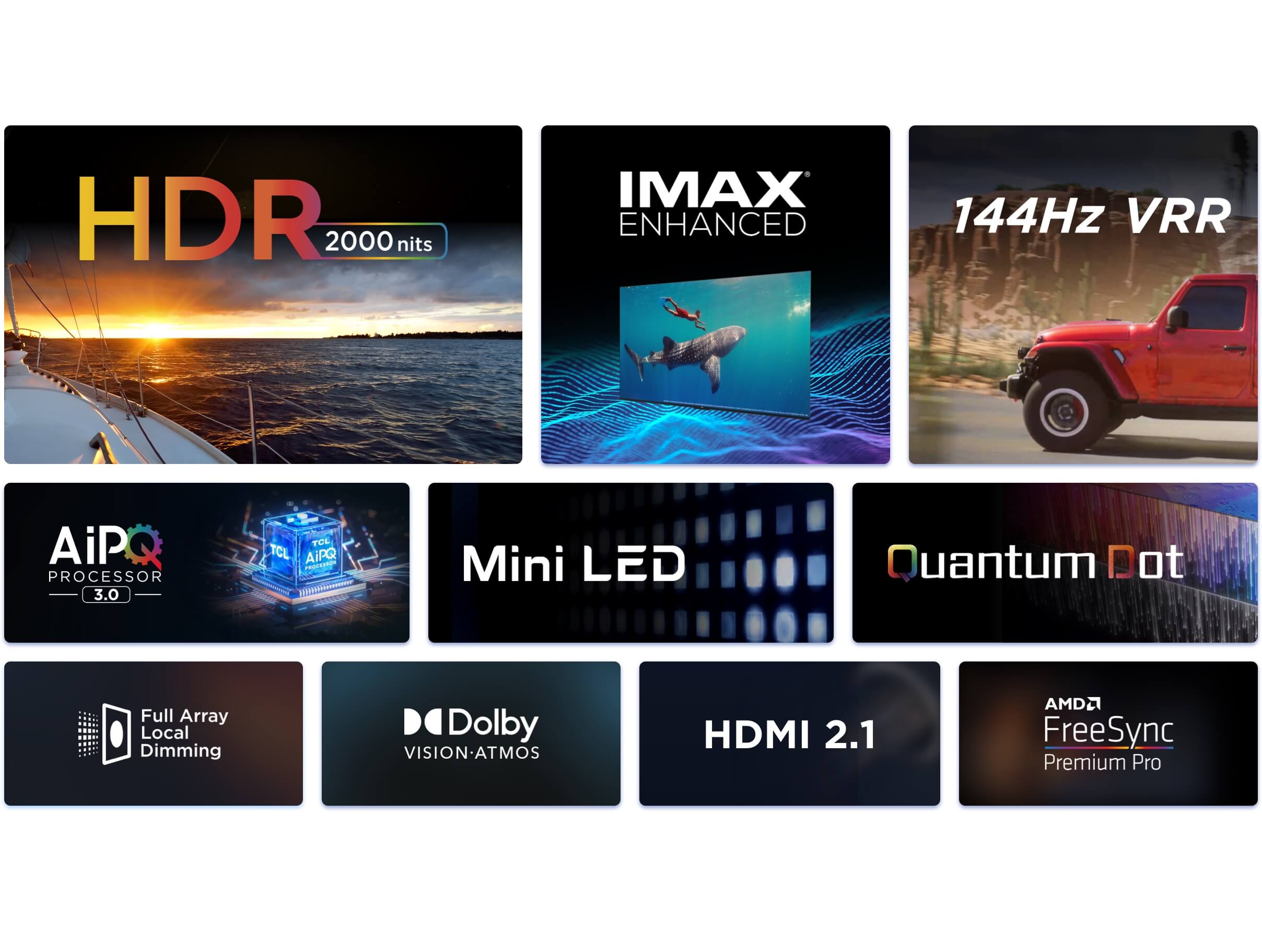 TCL QM850G TV MiniLED Ultra Características