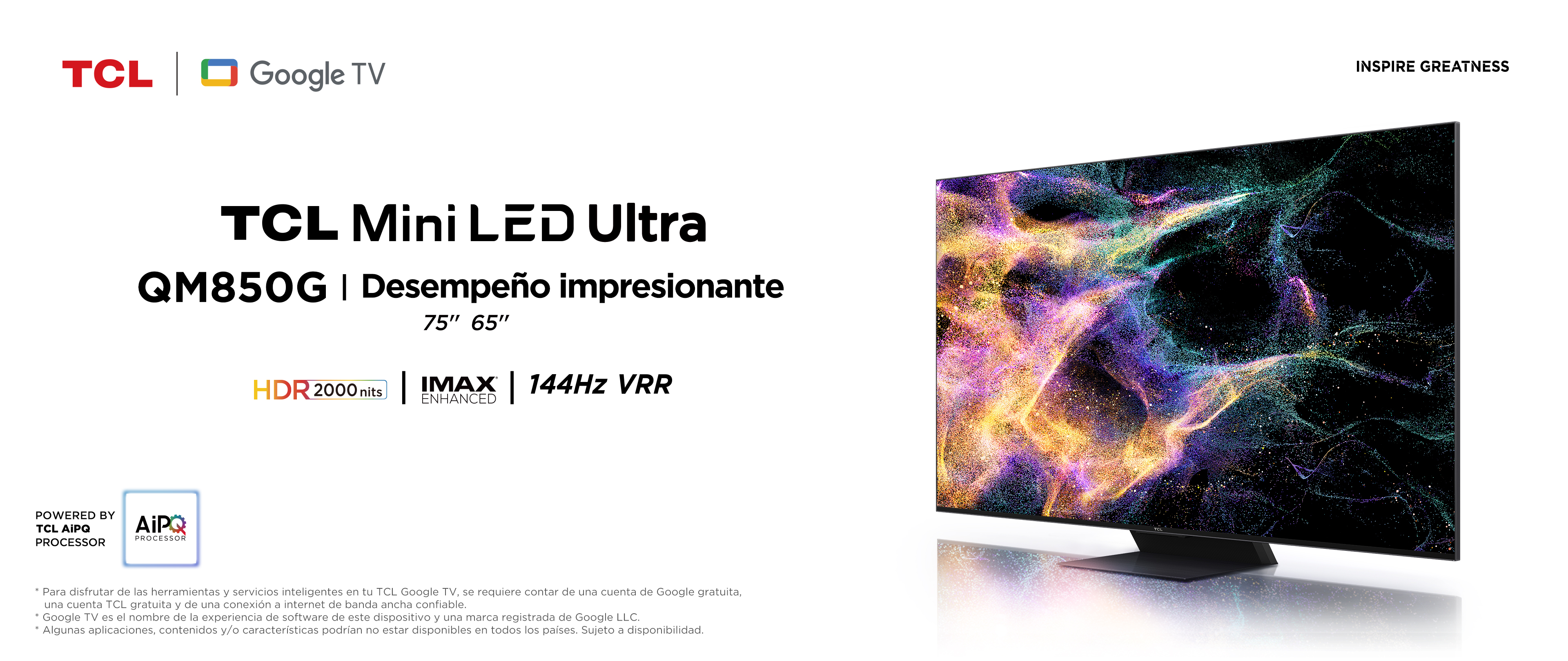 TCL QM850G TV MiniLED Ultra