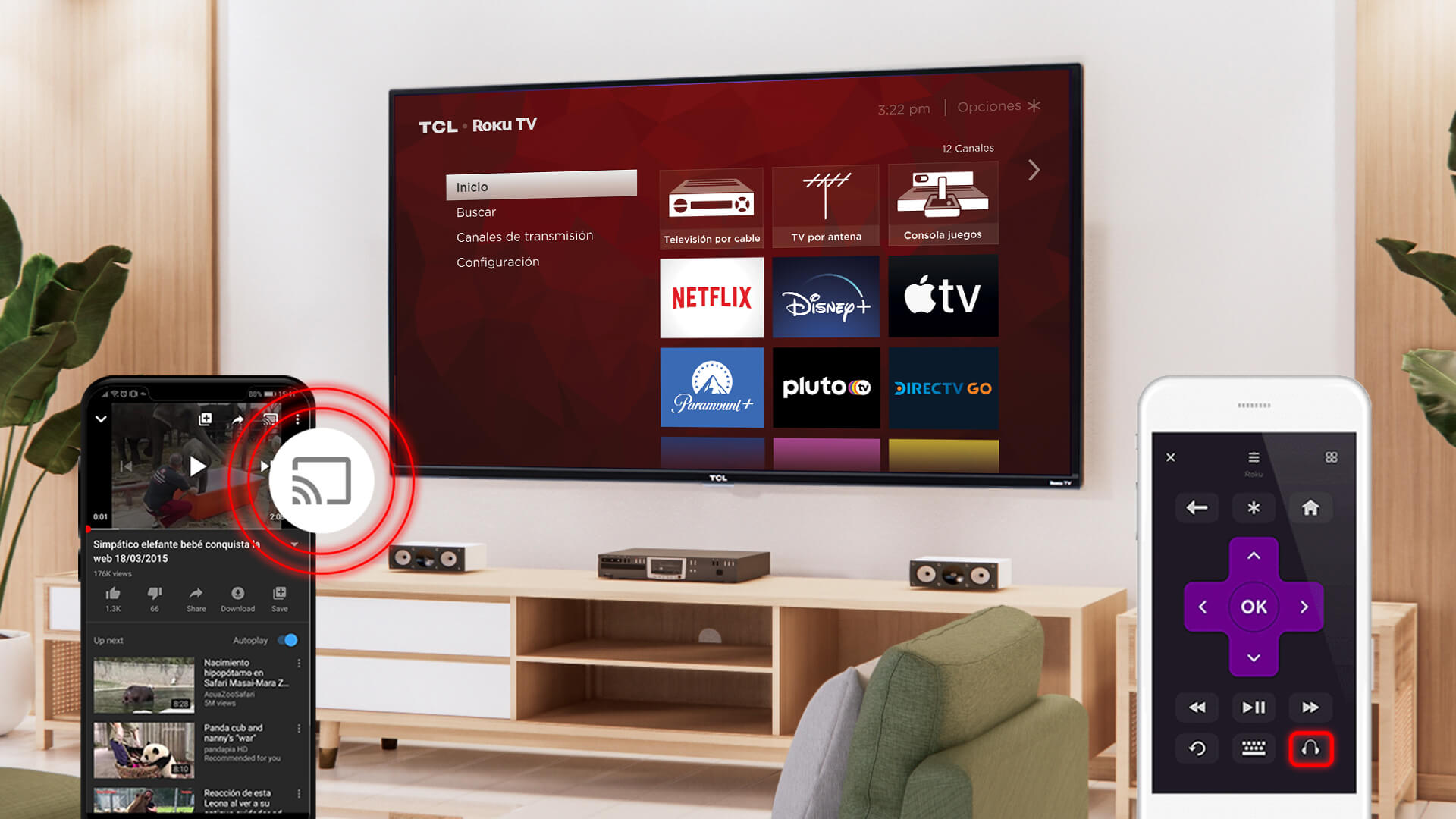 Controla tu TV desde tu smartphone con Roku App