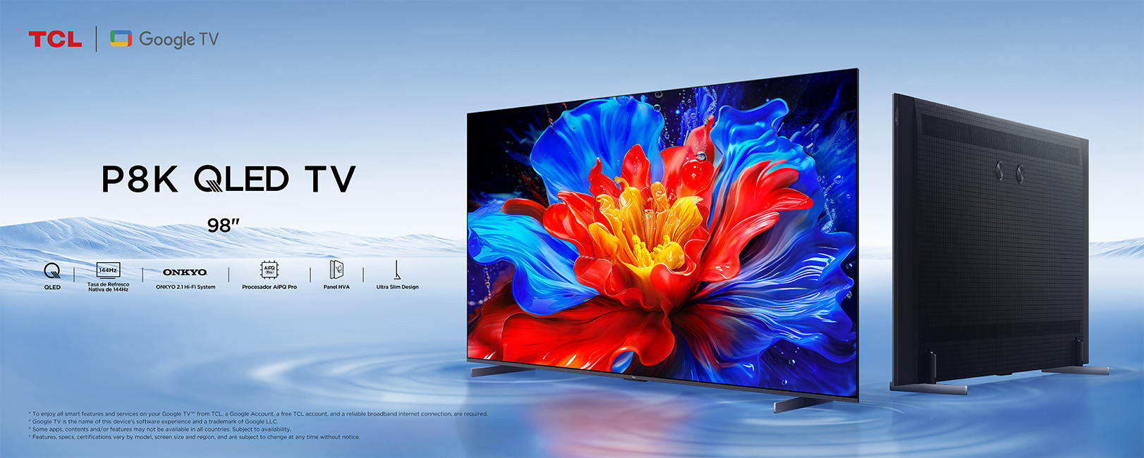 TCL P8K QLED TV-98 Inches