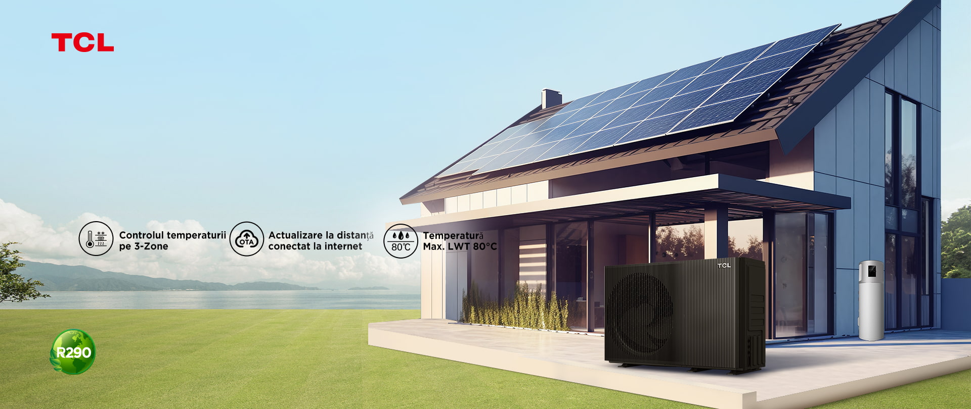 R290 Tri-thermal <br>ATW Pompă de Căldură