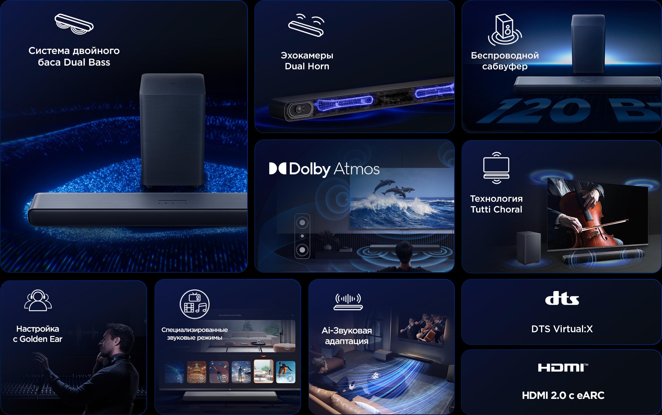 LETOU - ��Ͷ Soundbar S55H 2.1ch Pro Feature