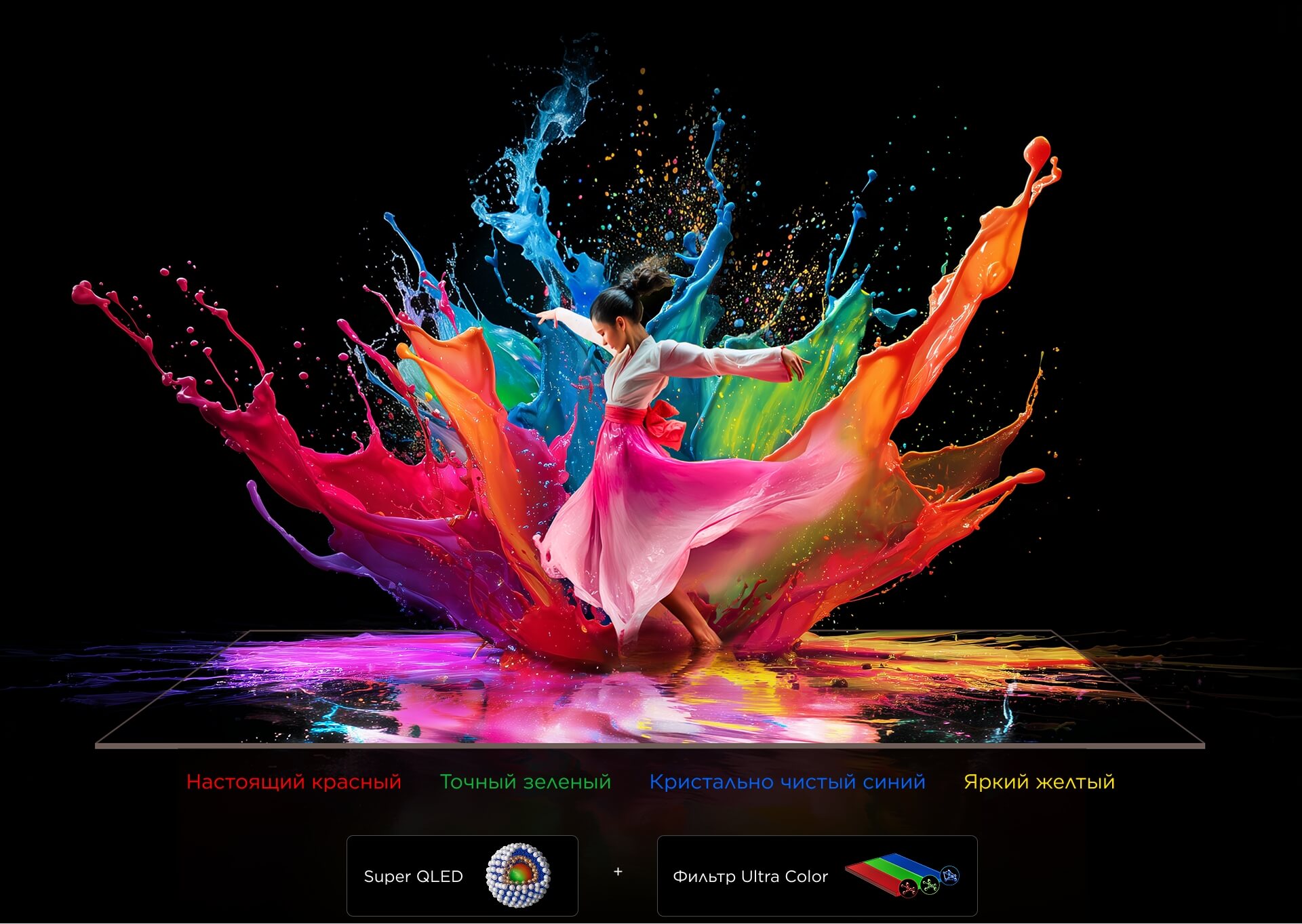 TCL C8L SQD-Mini LED TV Up to 100% BT.2020 All Scenes Wide Color Gamut