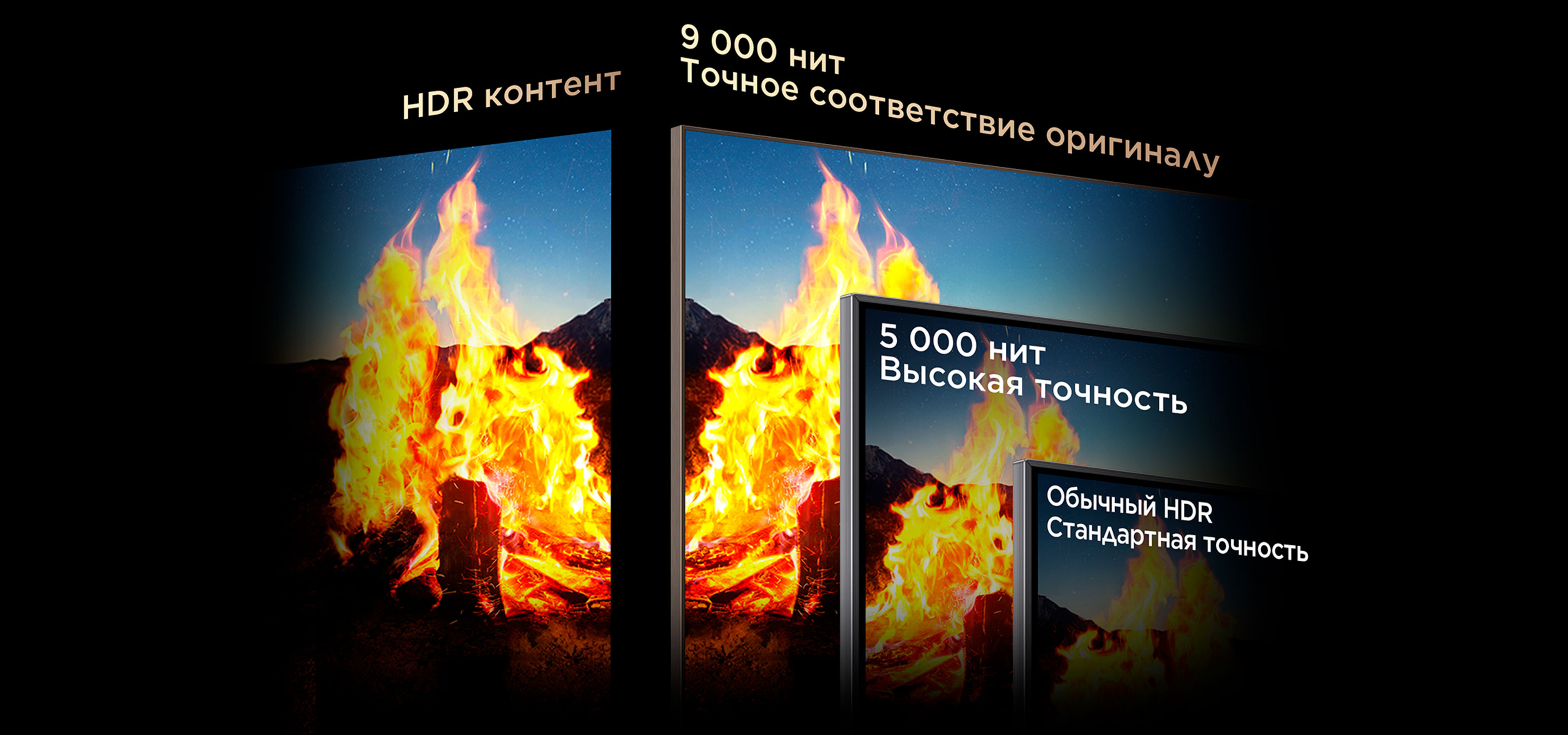 TCL X11L 10000nits True to Original Vs Common 