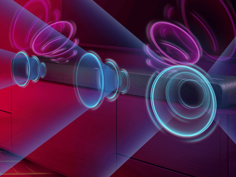 350W Maximum audio output power