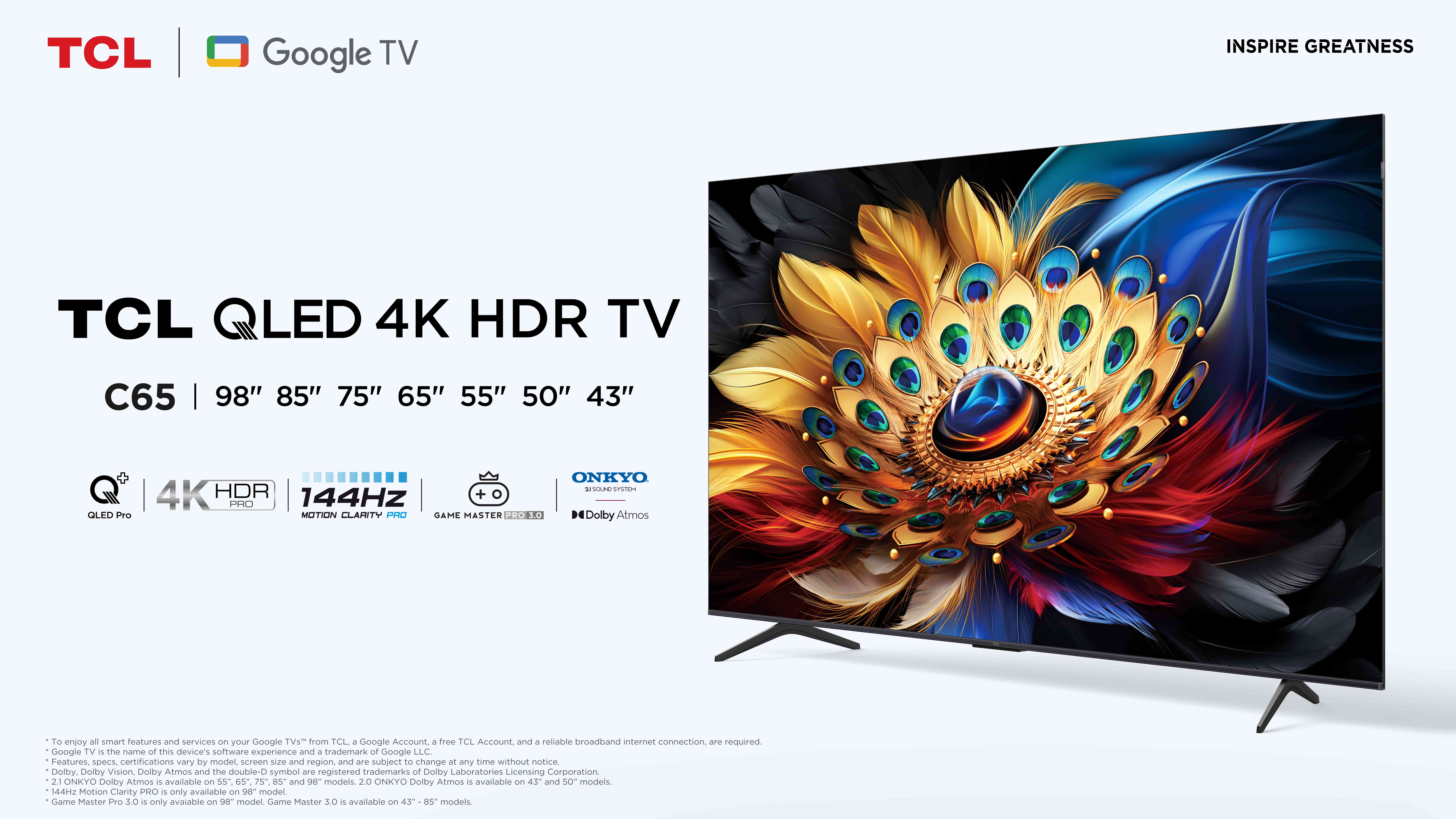 Top banner of  C655 QLED TV 