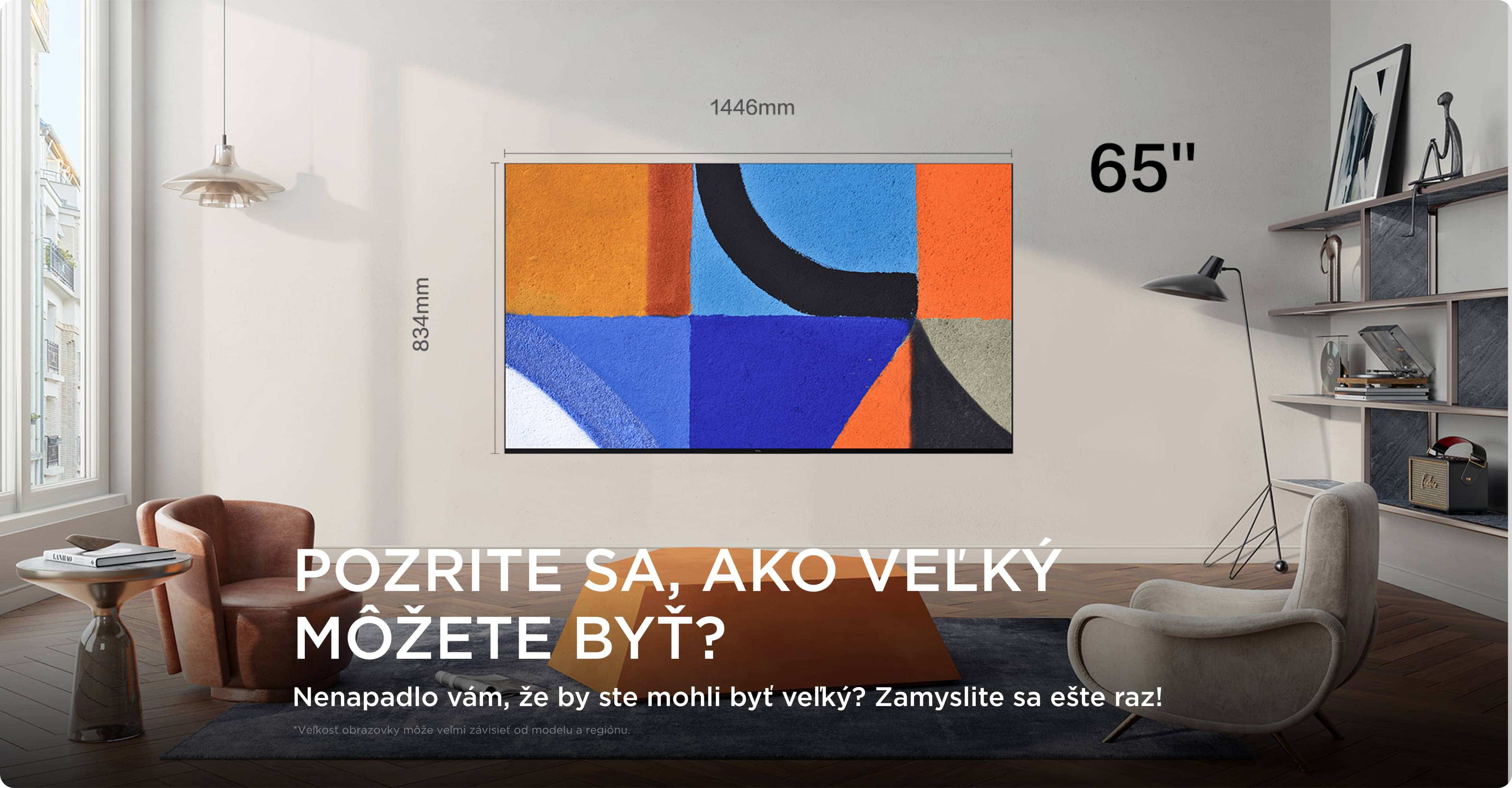 TCL Big TV Screen Size 