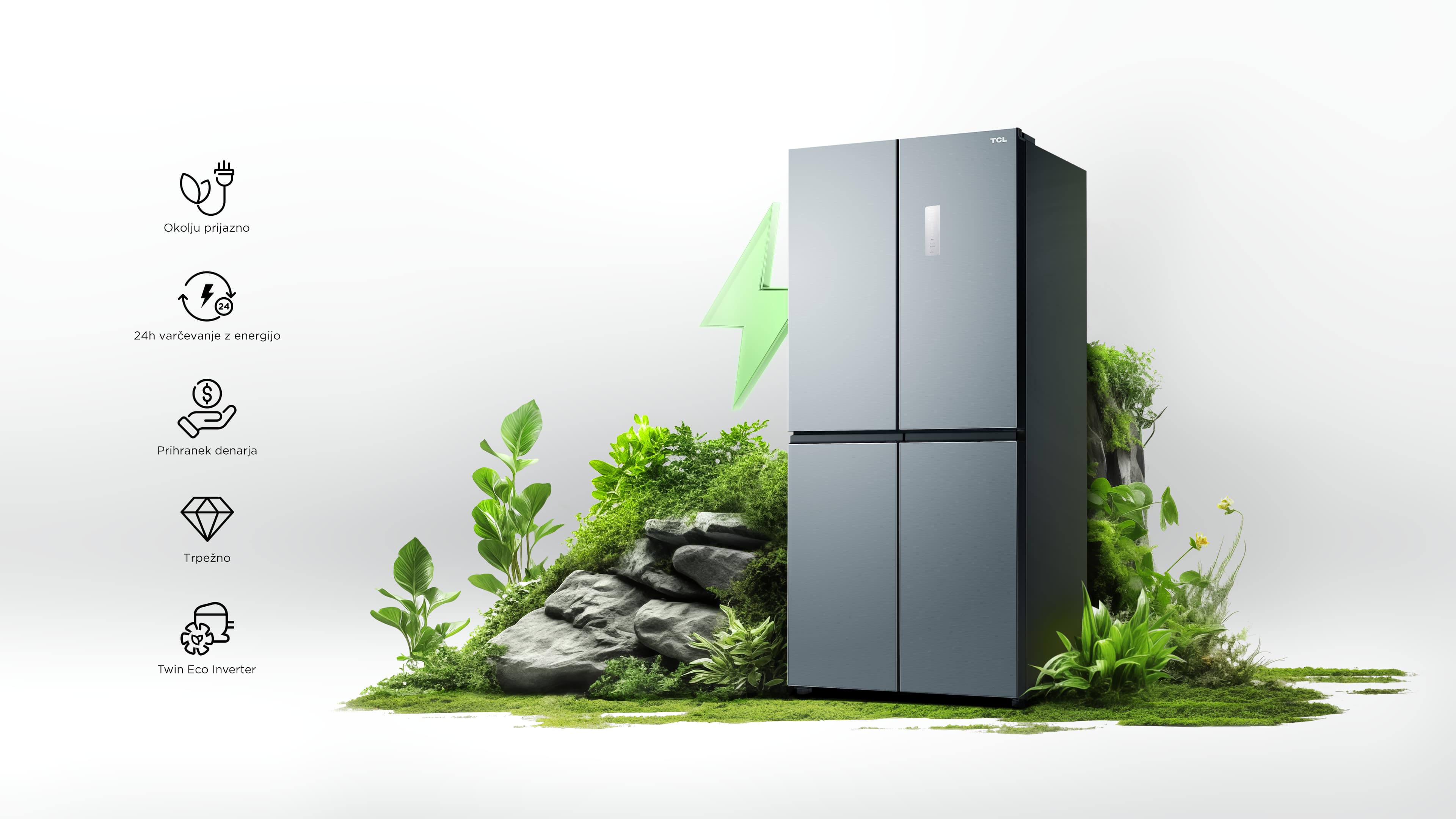 TCL RC521CXE0 Fridge Energy Saving