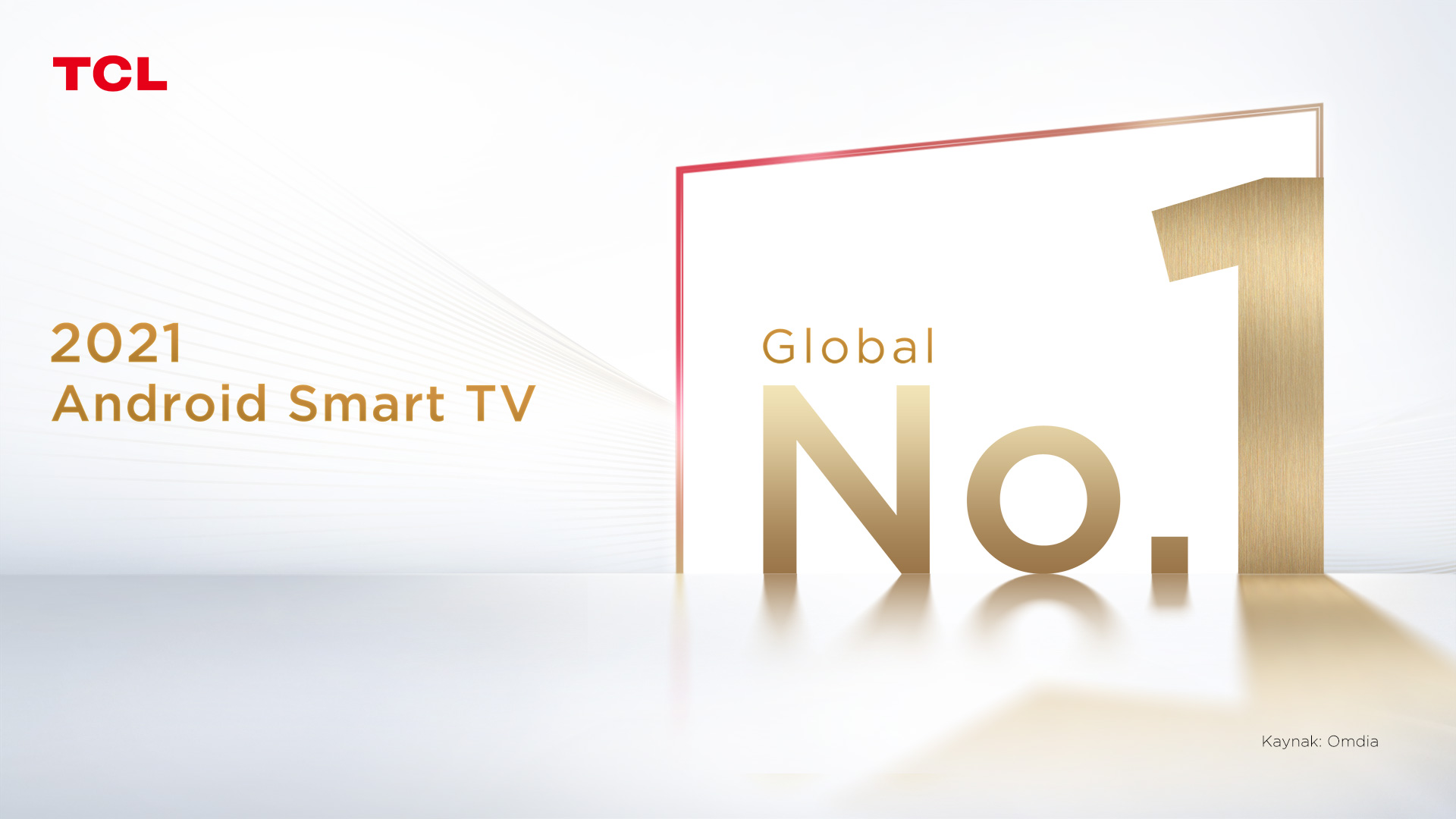 TCL, global Android akıllı TV pazarında 2021 yılında zirveye oturdu.