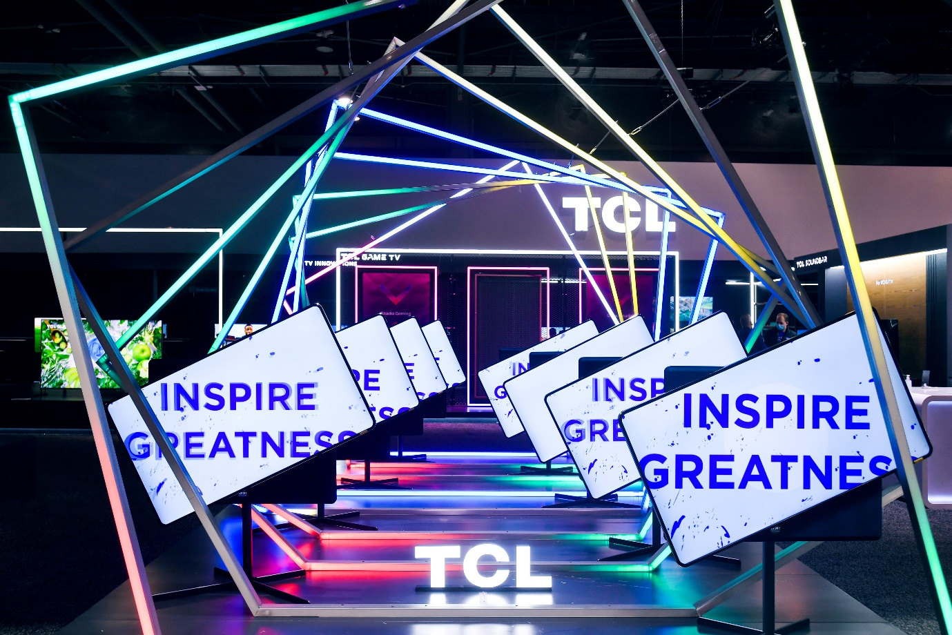 TCL exhibits at CES2022 introducing the new slogan "Inspire Greatness": with the ambition to inspire greatness with innovative technologies