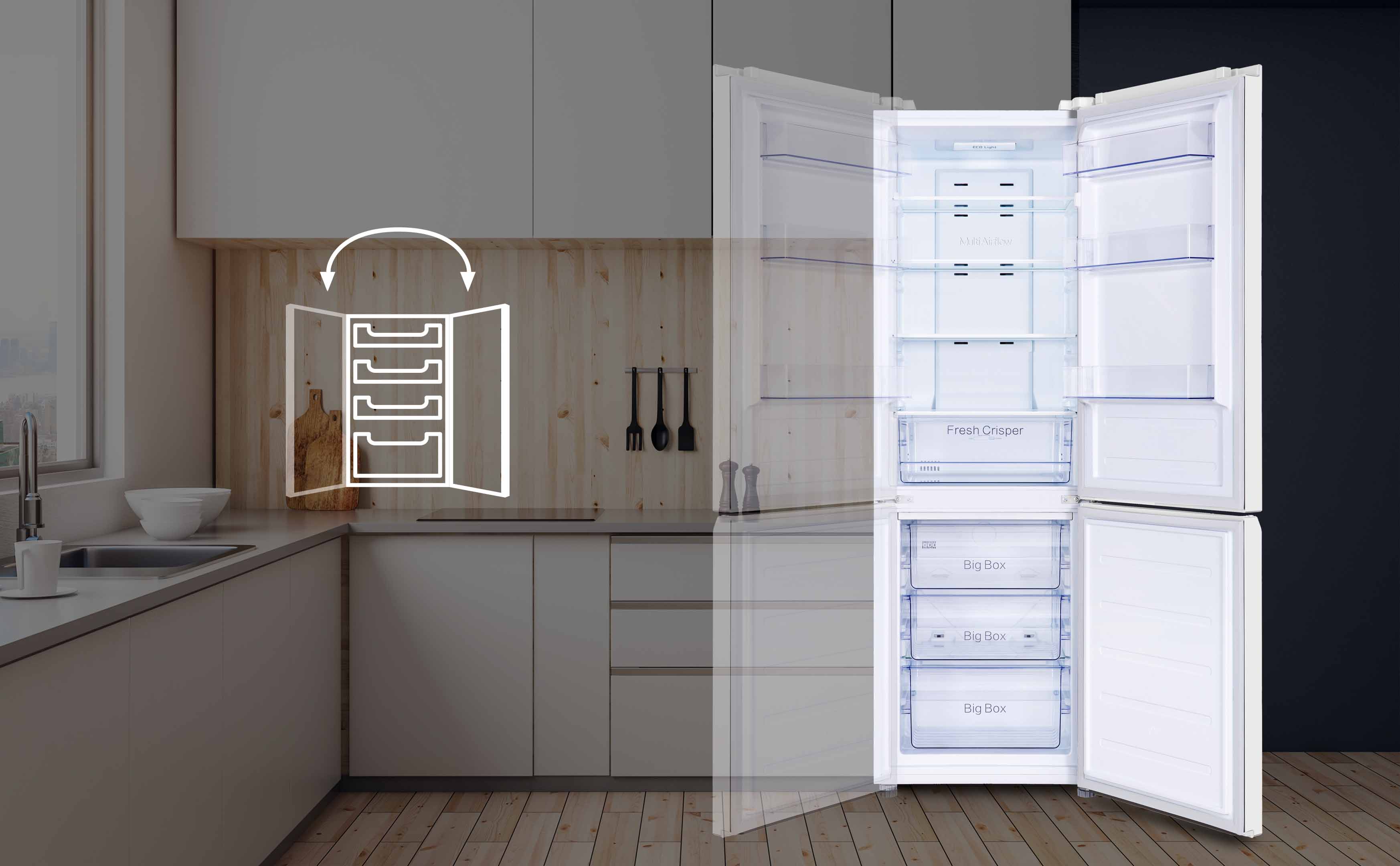 Flexible installation fits all kinds of spaces