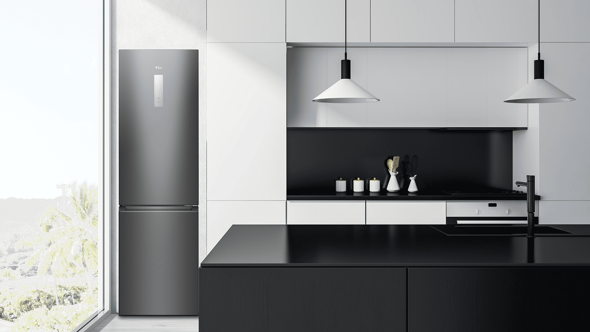 Compact size (55cm): Optimised capacity in a small kitchen