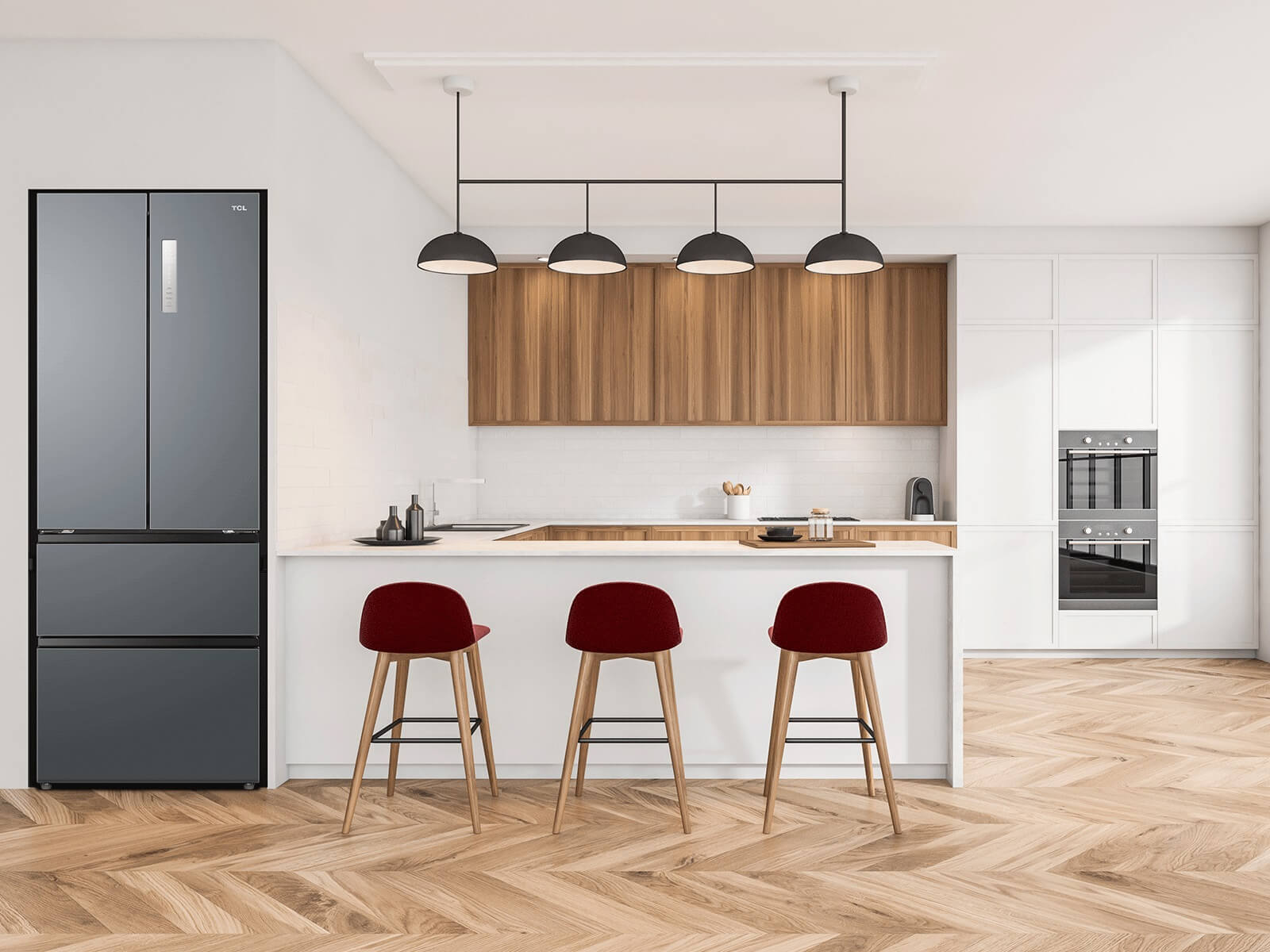 TCL French Door Fridge Freezer RP436FXE0UK