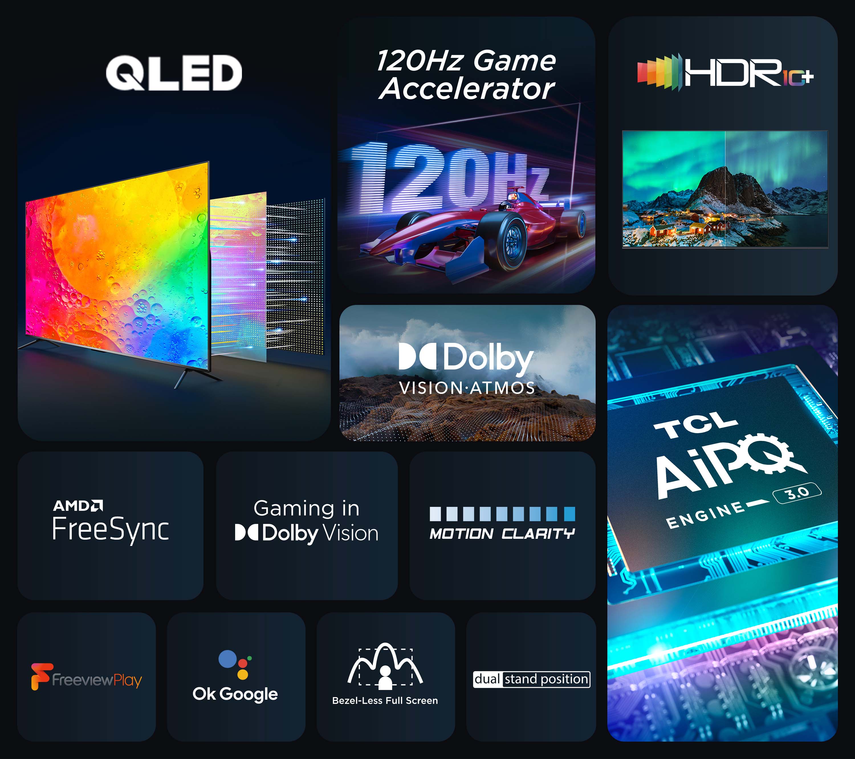 TCL C645K QLED TV Features