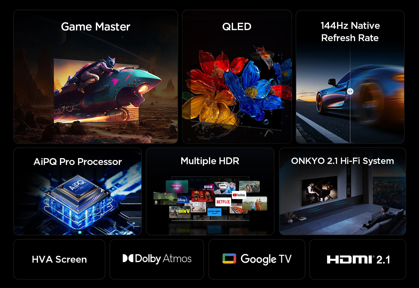 TCL P8K-UK 4K QLED HDR Smart TV - TCL UK